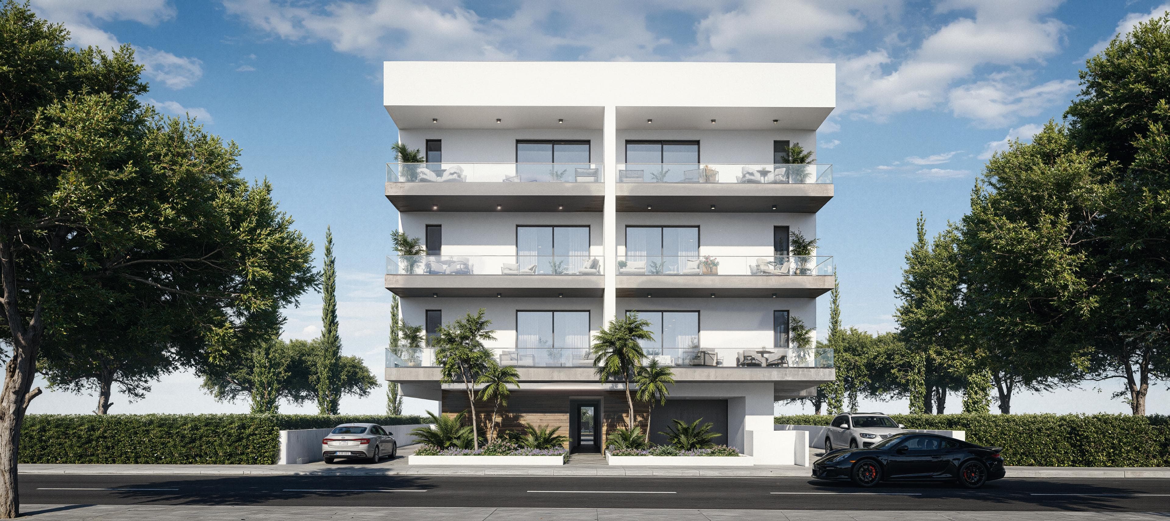 2-bedrooms apartments in Nicosia, Cyprus.