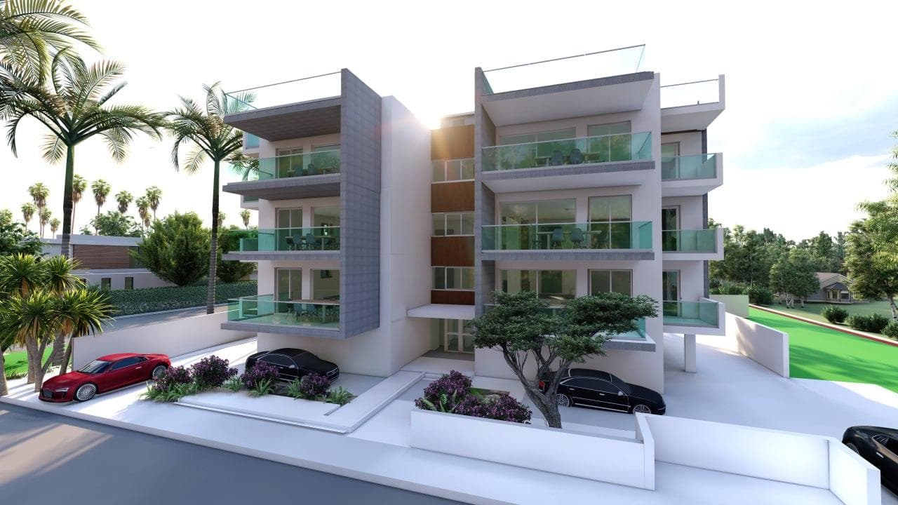 2-bedrooms apartments in Nicosia, Cyprus.