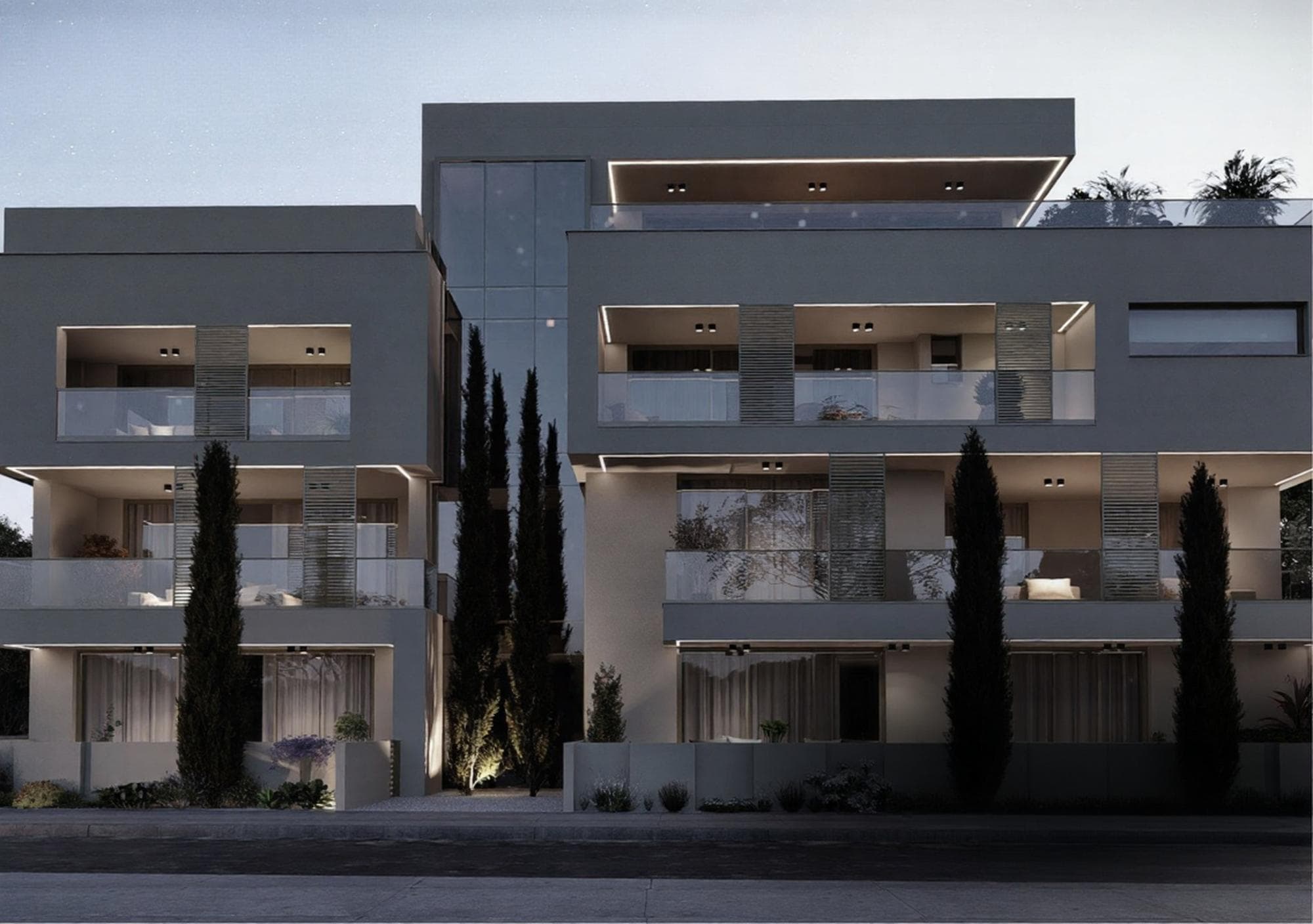 2-bedrooms apartments in Nicosia, Cyprus.