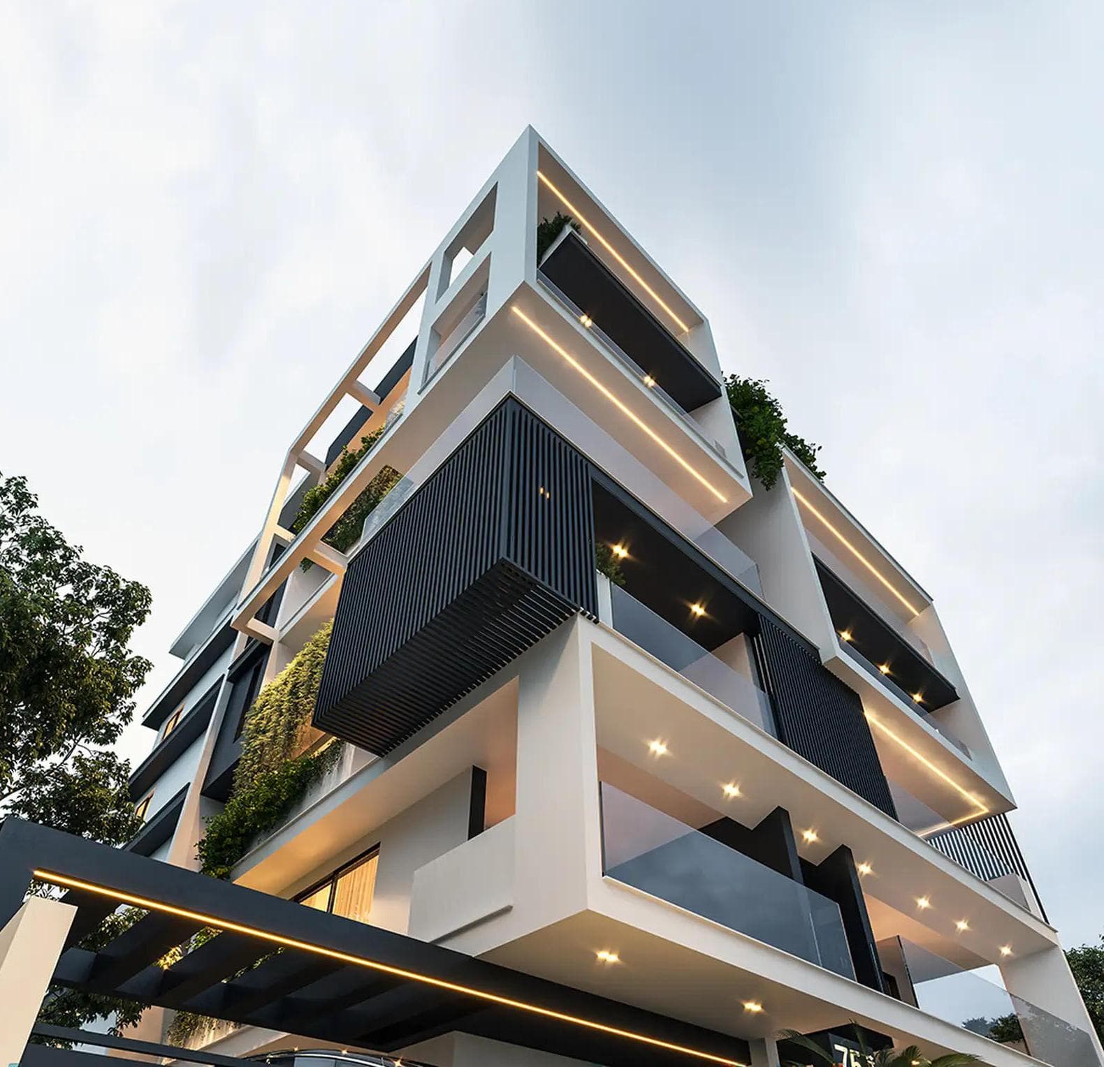 2-bedrooms apartments in Nicosia, Cyprus.