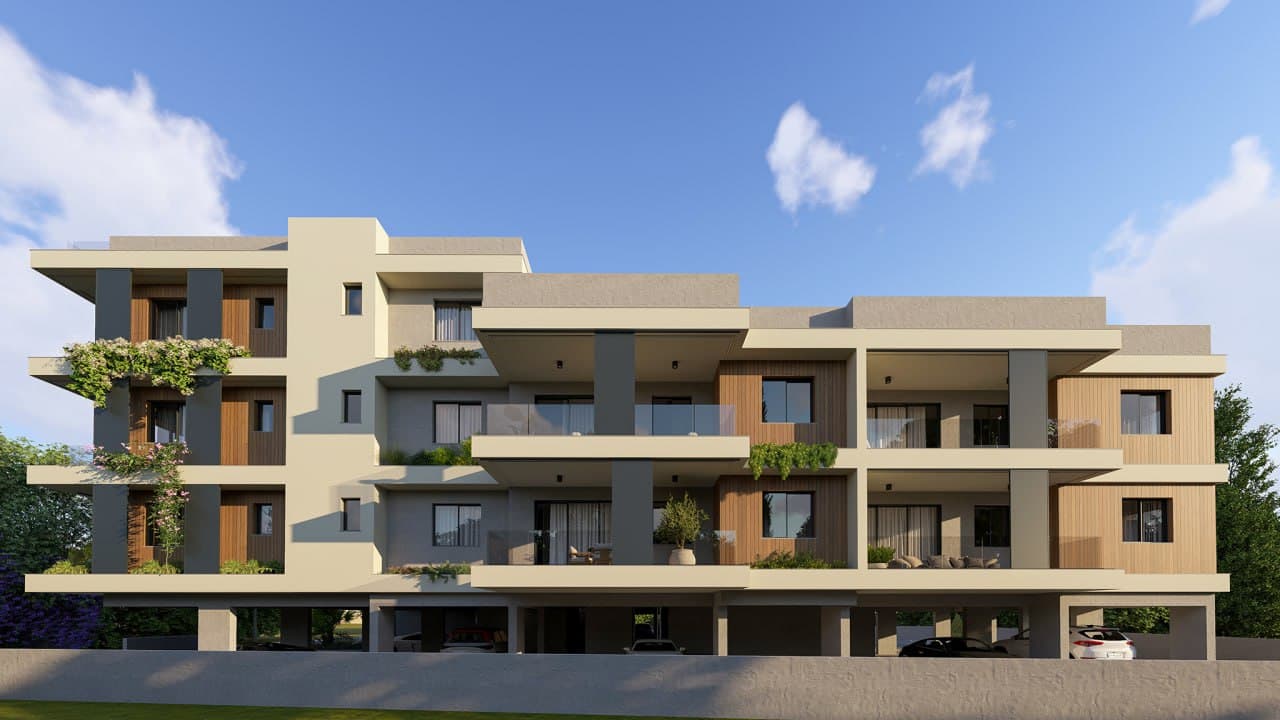2-bedrooms apartments in Nicosia, Cyprus.