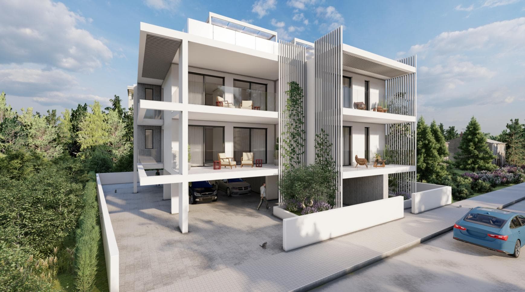 2-bedrooms apartments in Paphos, Cyprus.