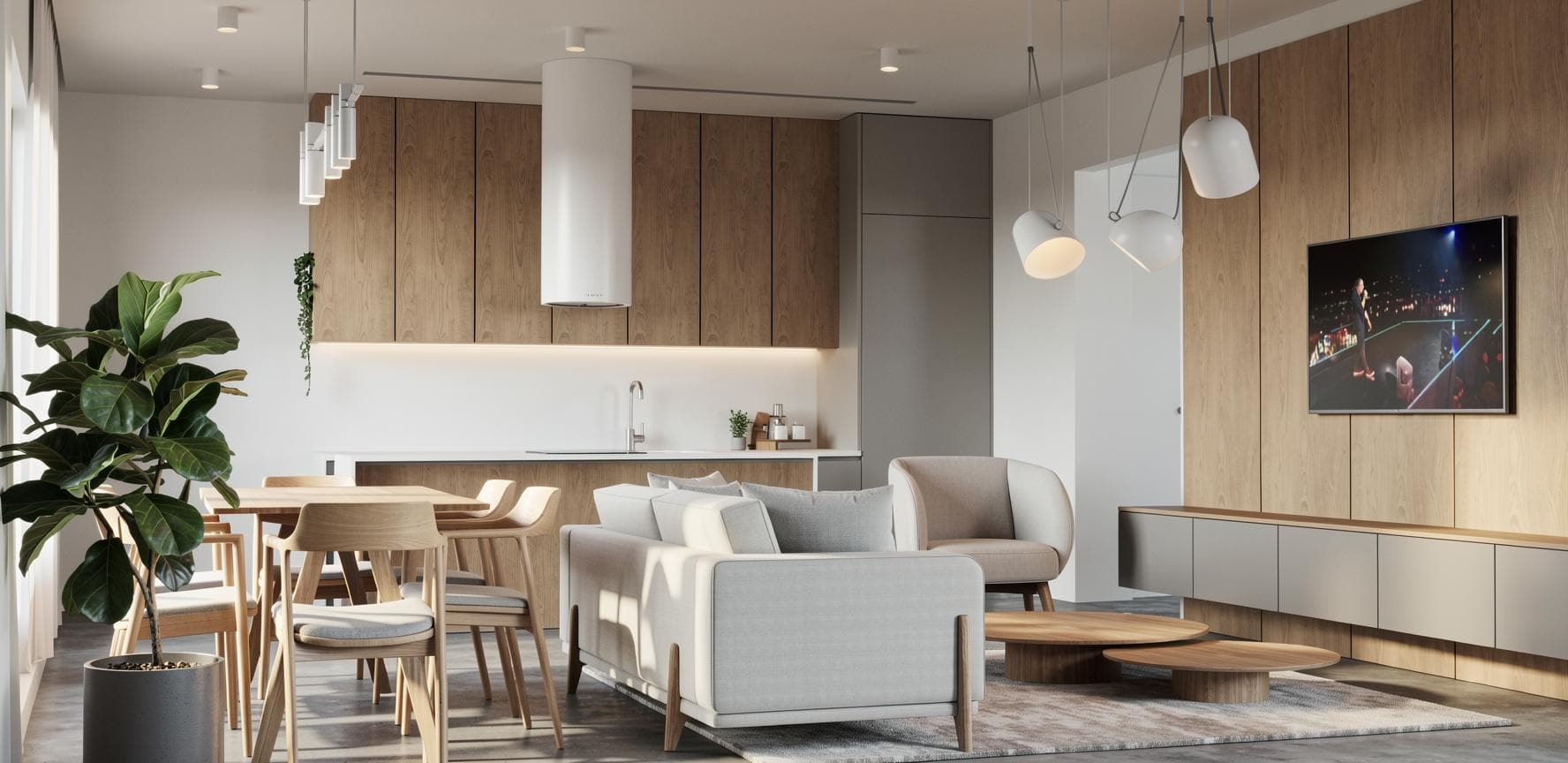 2-bedrooms apartments in Larnaca, Cyprus.