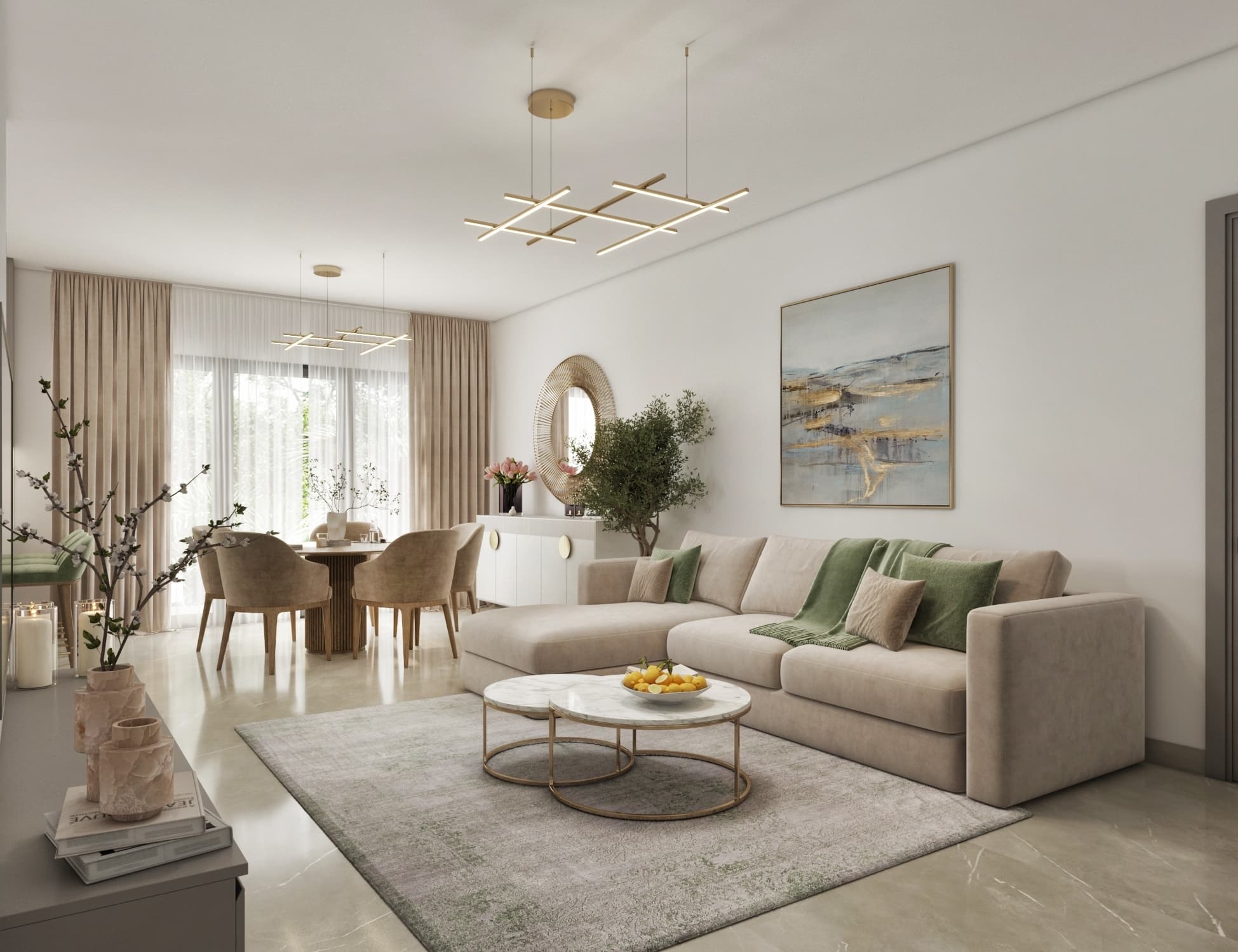 2-bedrooms apartments in Larnaca, Cyprus.