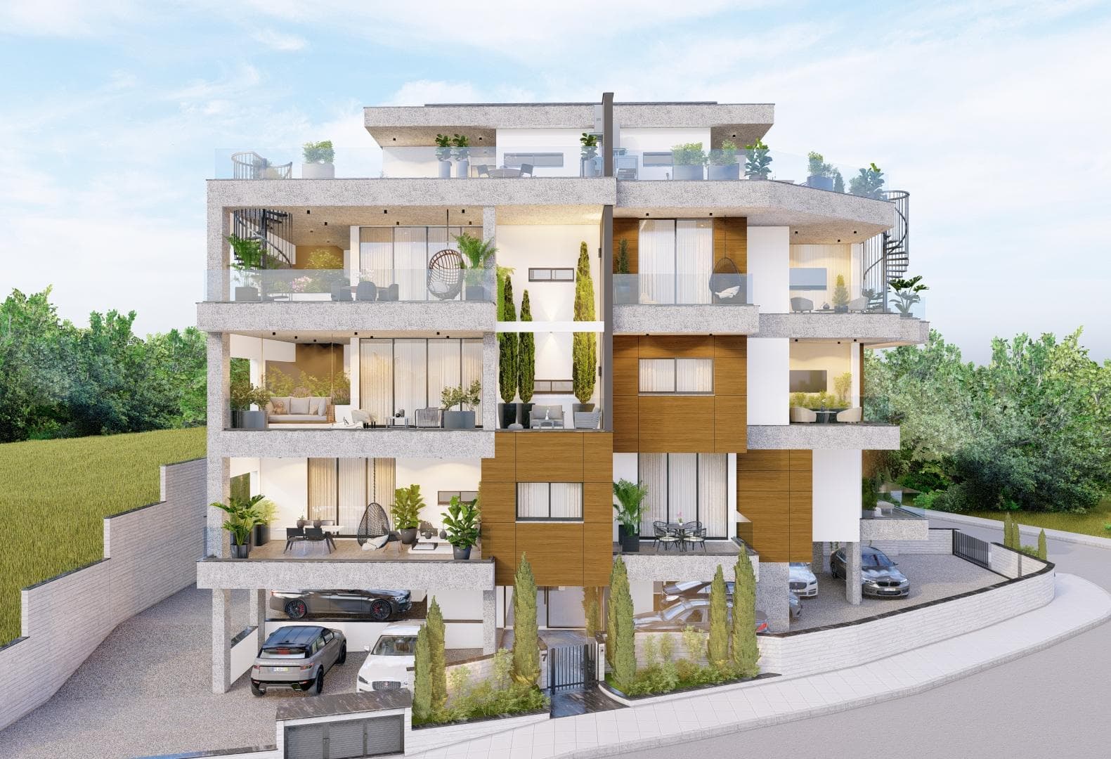2-bedrooms apartments in Limassol, Cyprus.