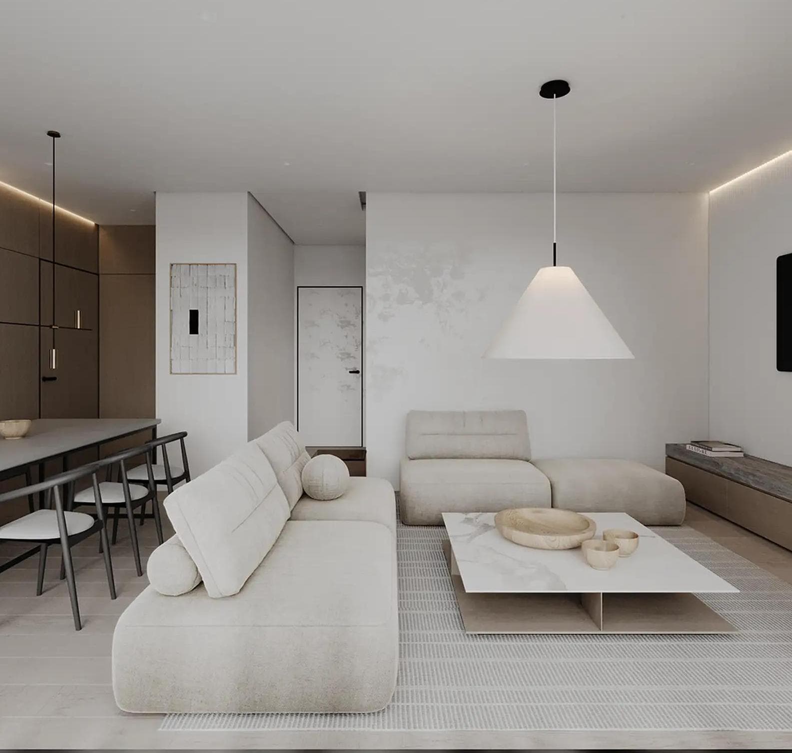 3-bedrooms apartments in Nicosia, Cyprus.