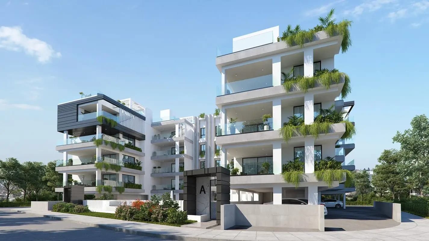 2-bedrooms apartments in Larnaca, Cyprus.