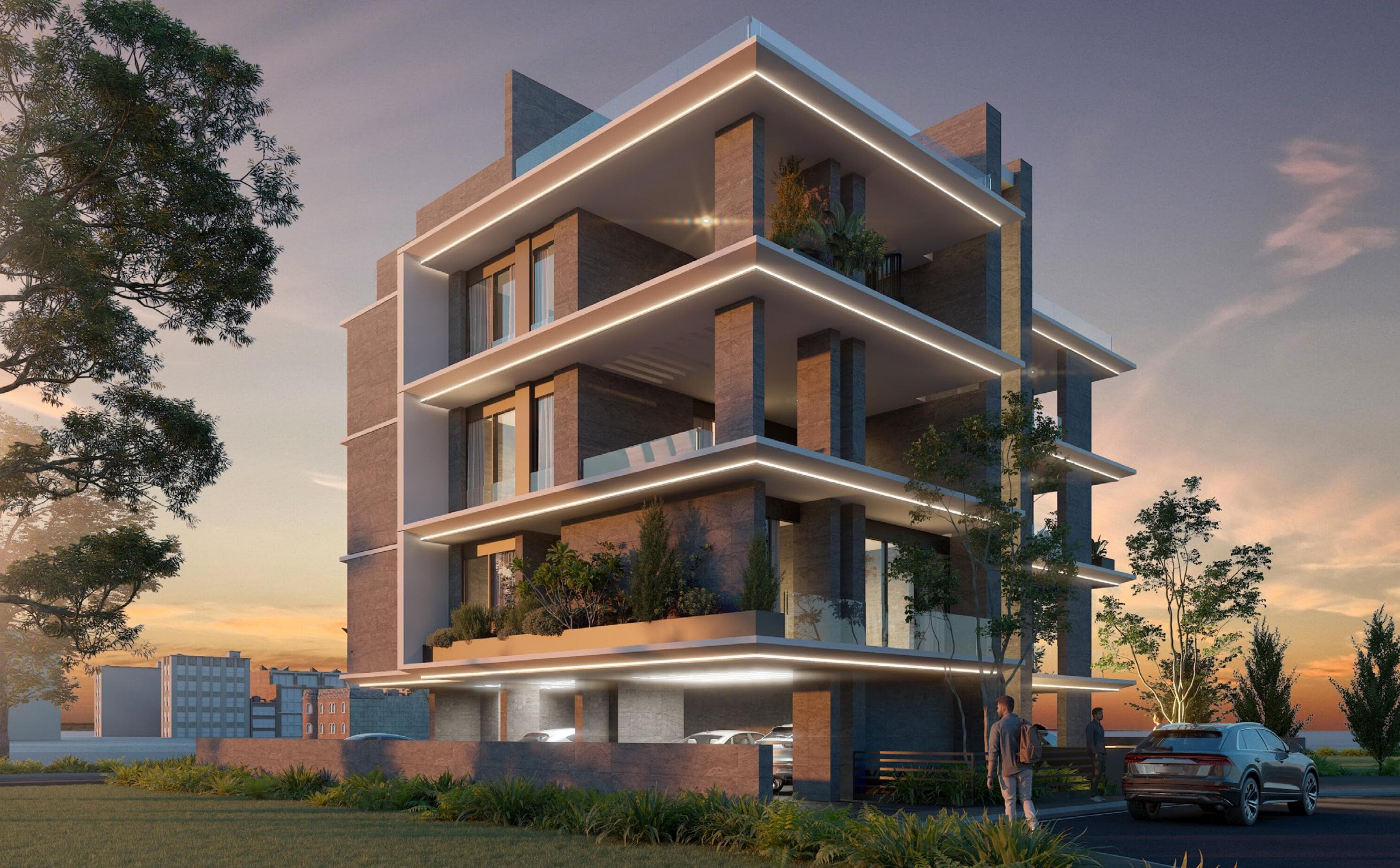 2-bedrooms apartments in Larnaca, Cyprus.