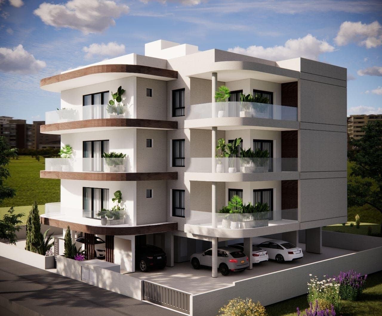 2-bedrooms apartments in Limassol, Cyprus.