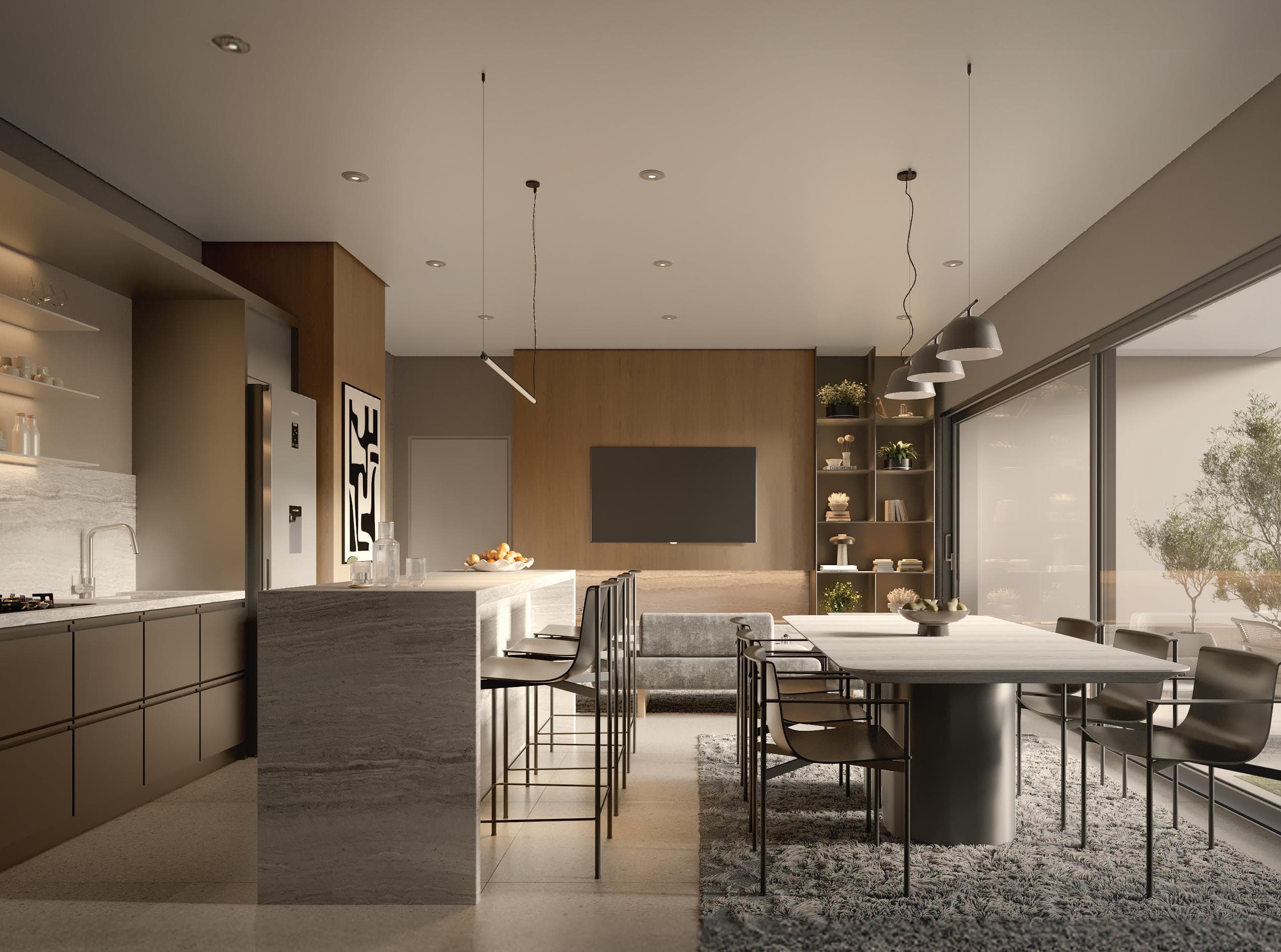 2-bedrooms apartments in Nicosia, Cyprus.