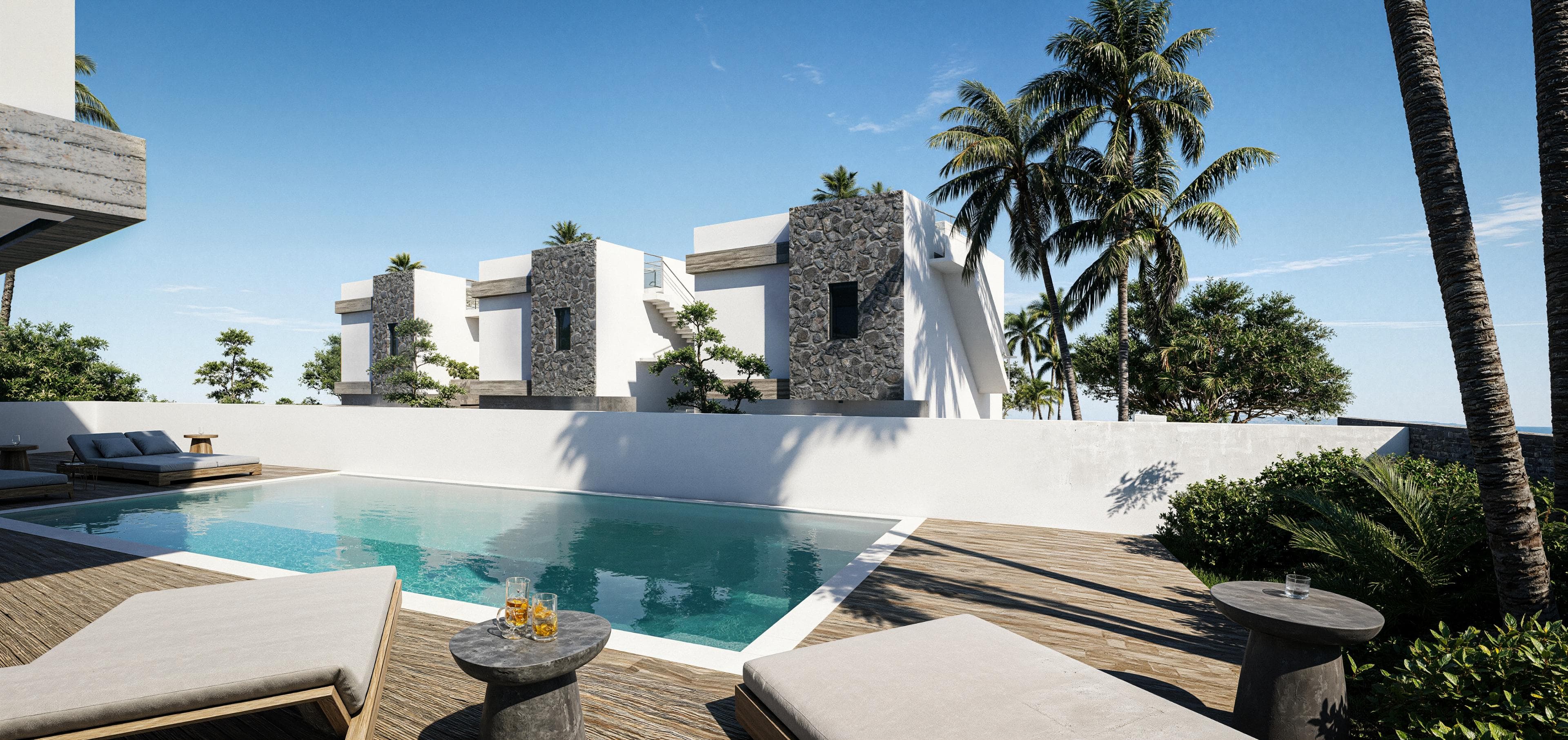 2-bedrooms apartments in Paphos, Cyprus.