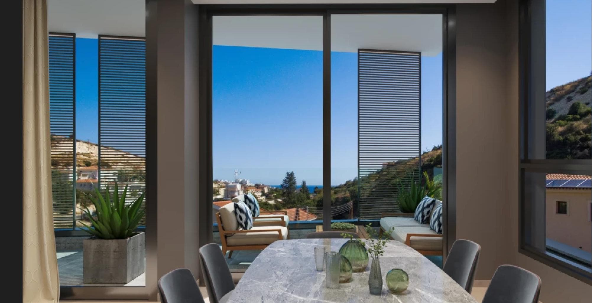 3-bedrooms apartments in Limassol, Cyprus.