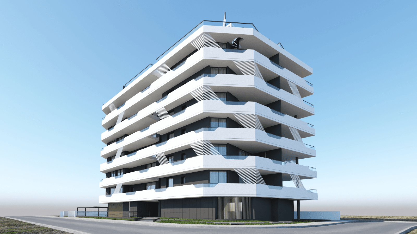 2-bedrooms apartments in Larnaca, Cyprus.