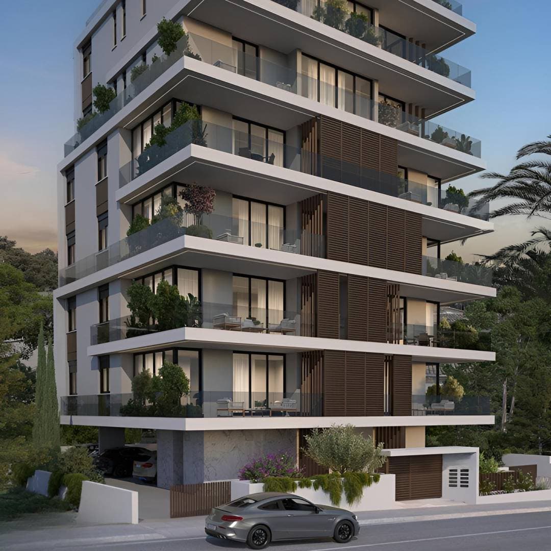 2-bedrooms apartments in Nicosia, Cyprus.