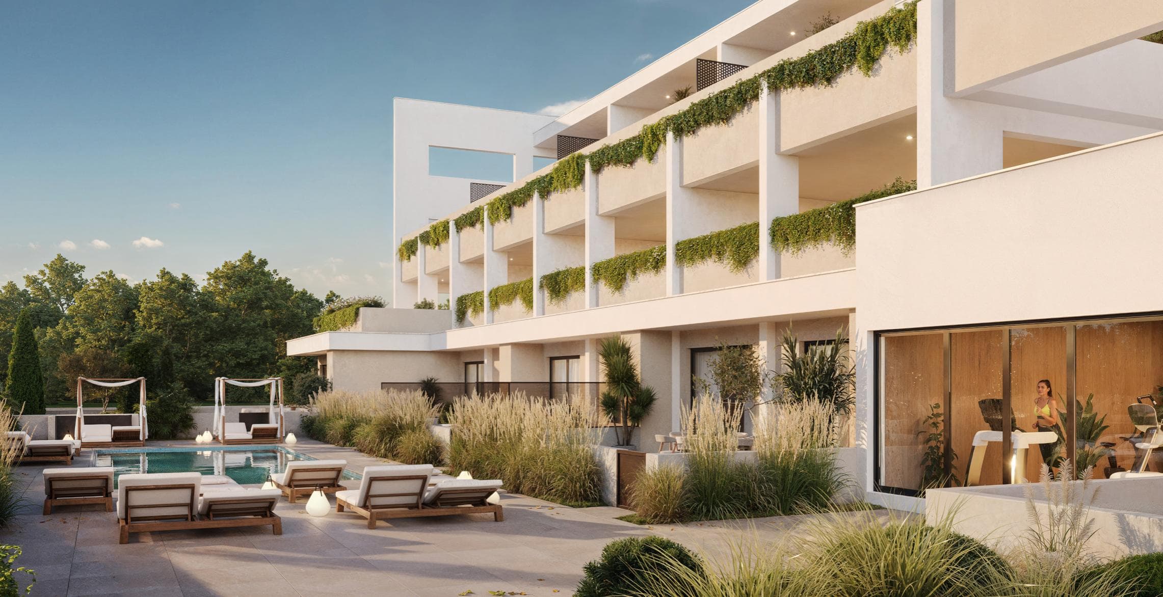 2-bedrooms apartments in Limassol, Cyprus.