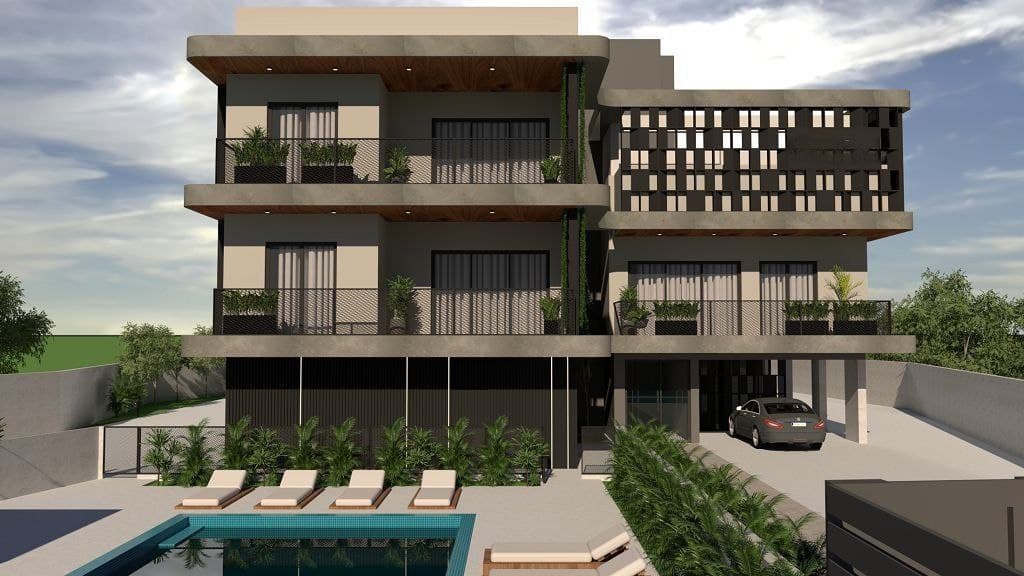 2-bedrooms apartments in Limassol, Cyprus.
