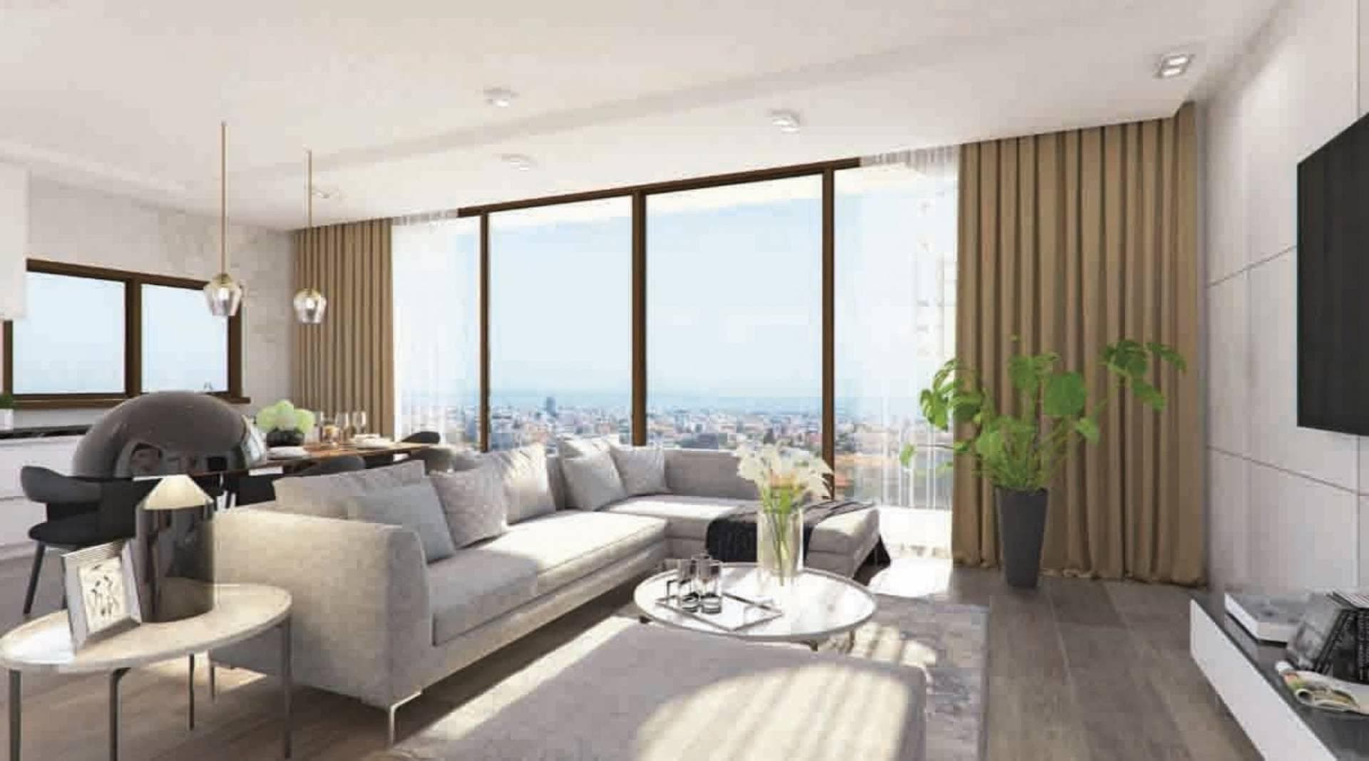 2-bedrooms apartments in Limassol, Cyprus.