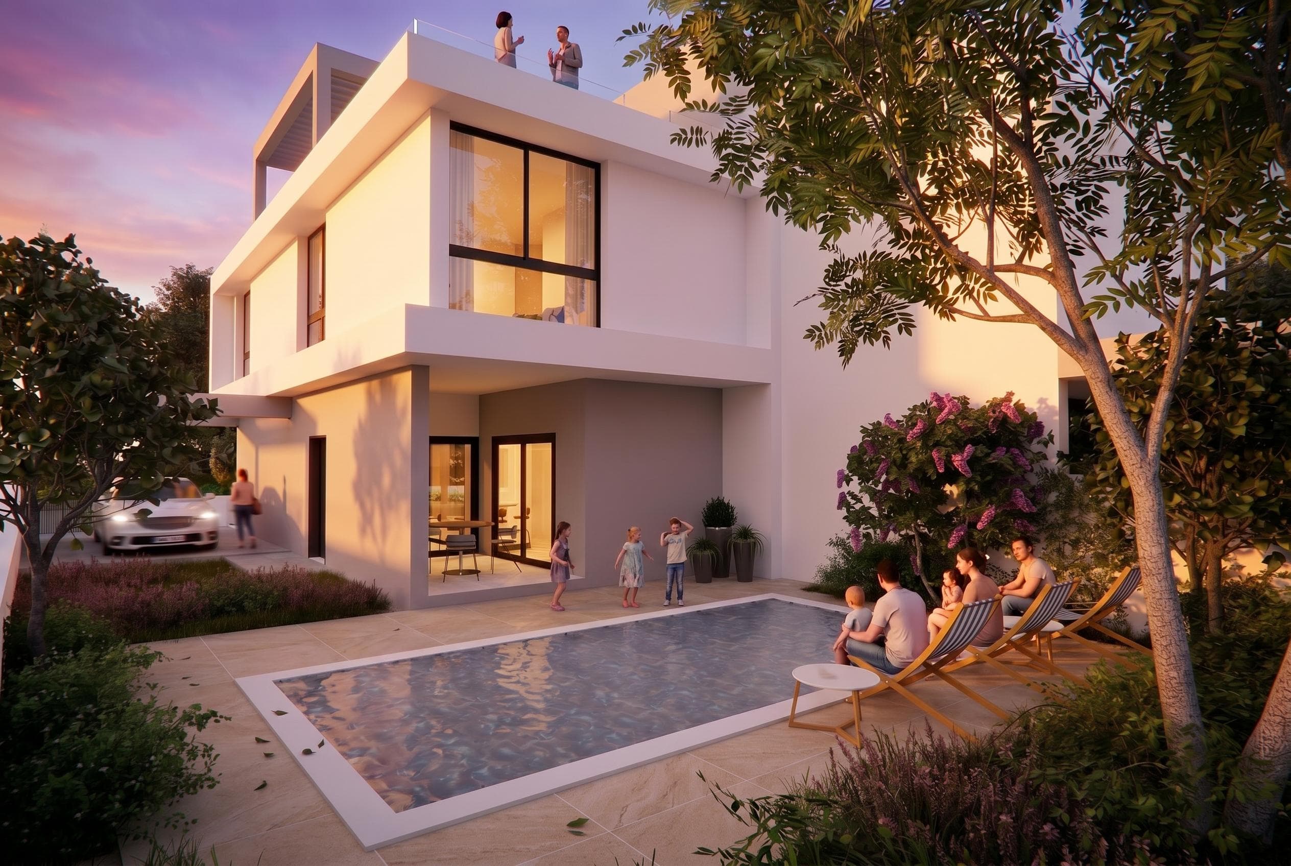 3-bedrooms house in Larnaca, Cyprus.