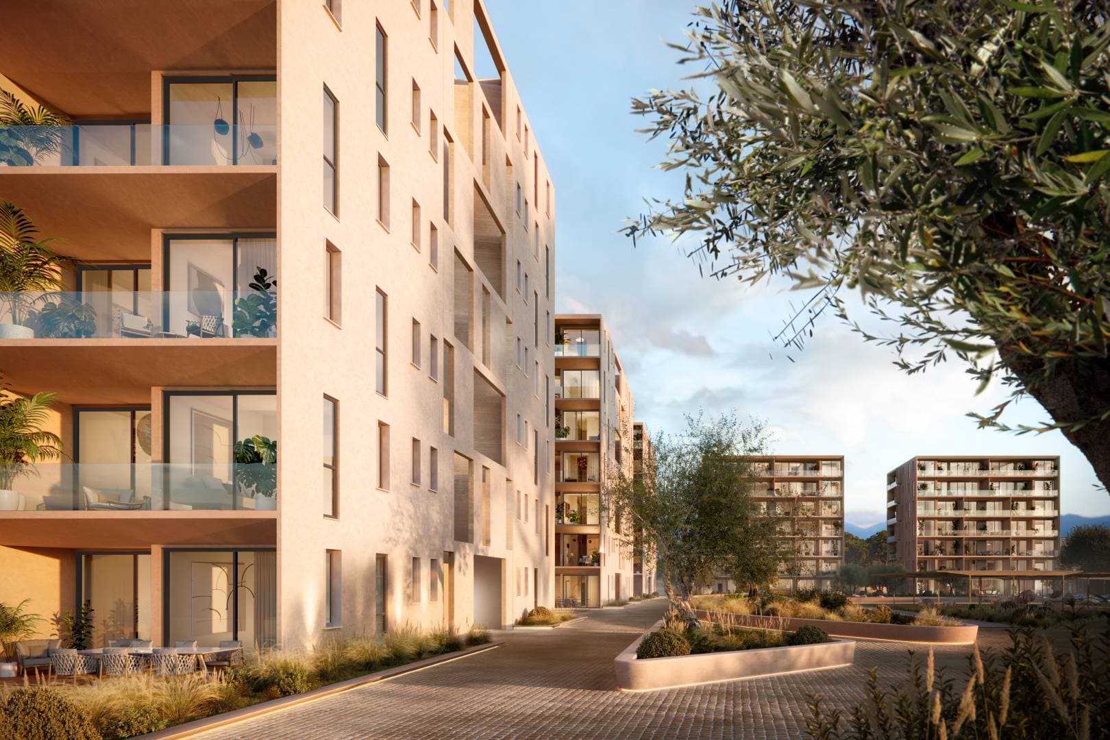3-bedrooms apartments in Limassol, Cyprus.