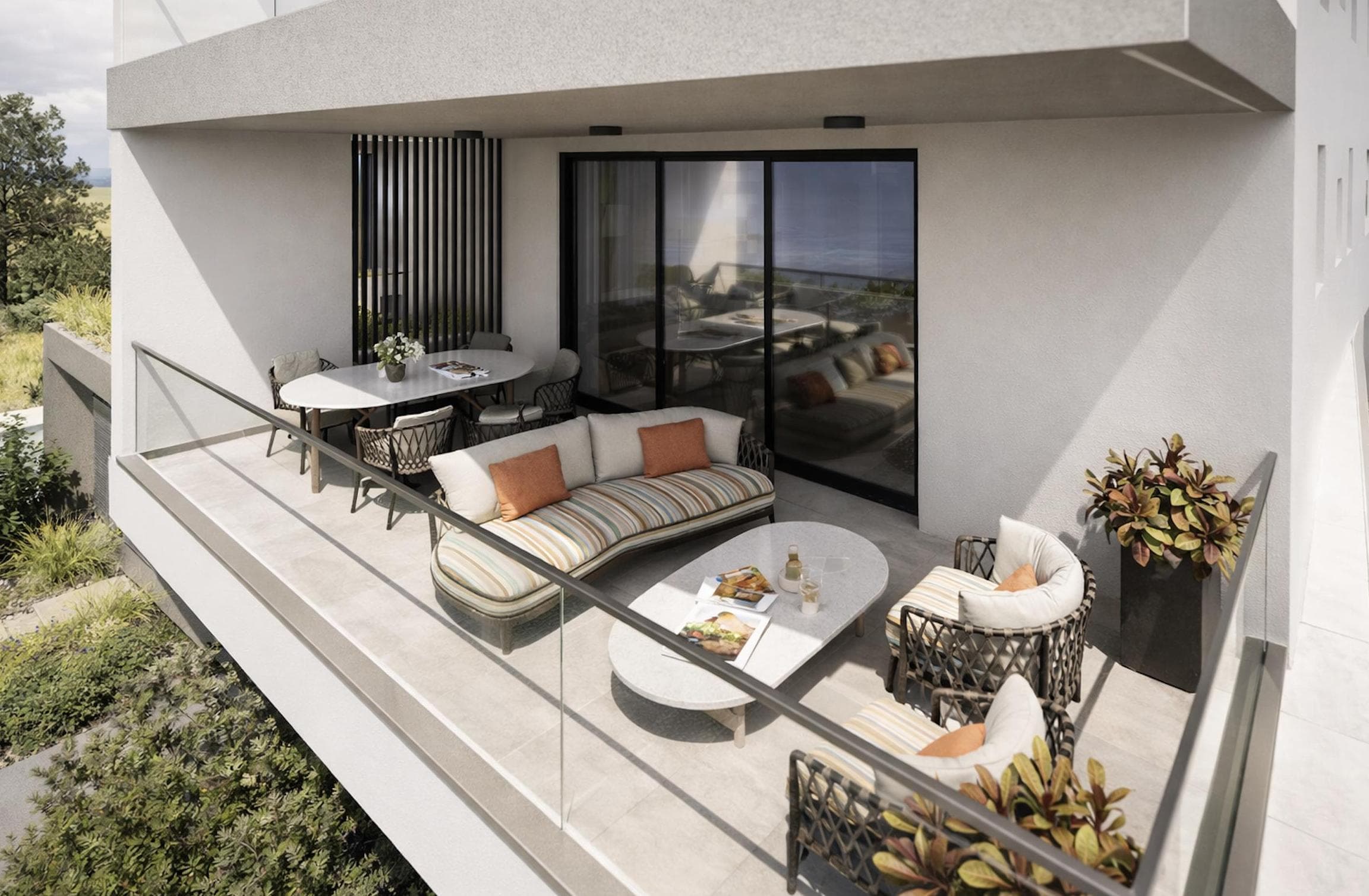 2-bedrooms apartments in Nicosia, Cyprus.