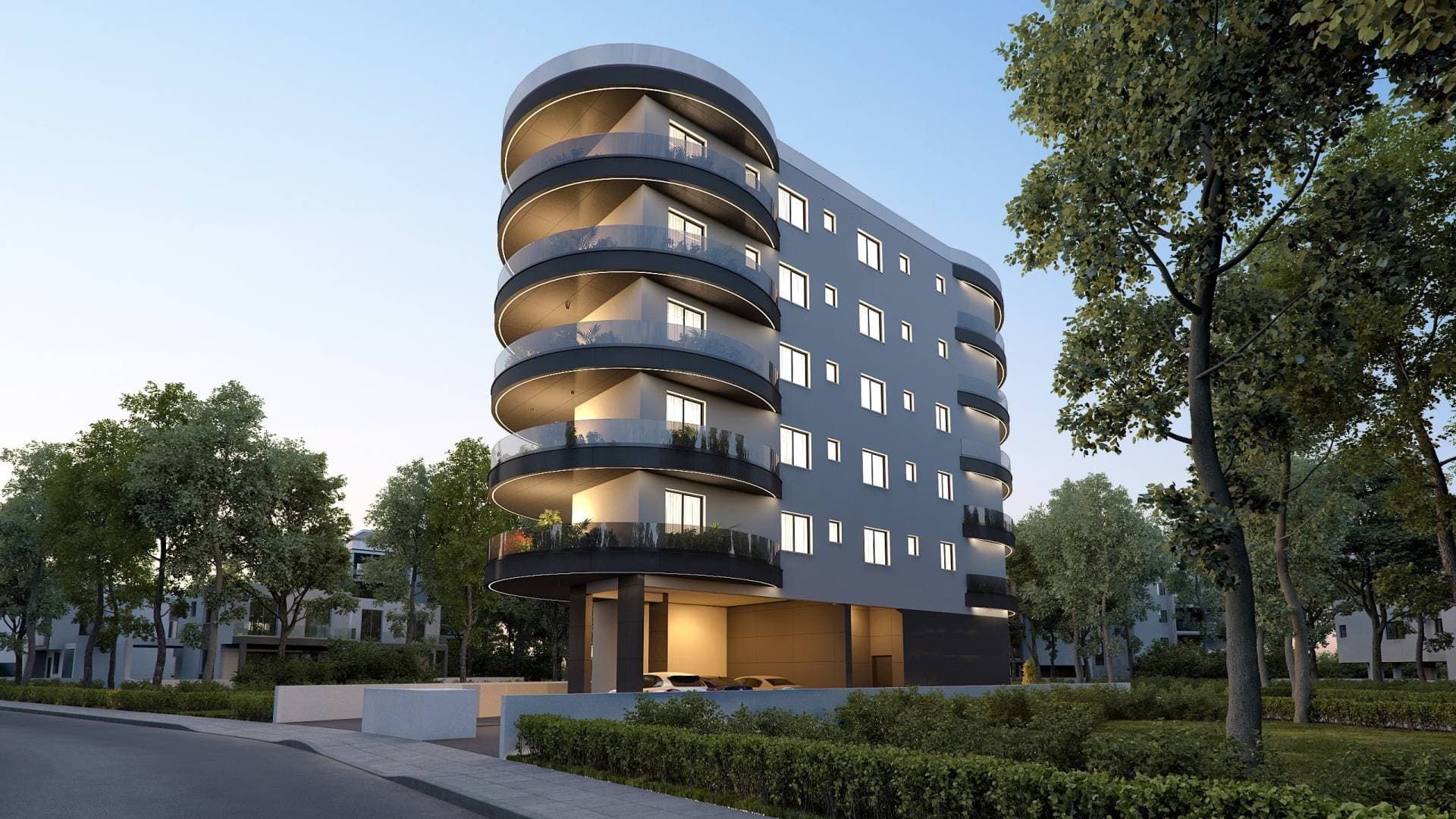 2-bedrooms apartments in Nicosia, Cyprus.