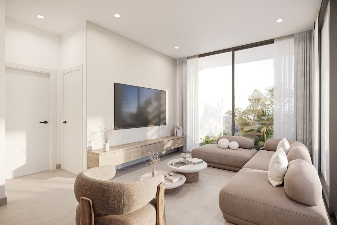 2-bedrooms apartments in Limassol, Cyprus.
