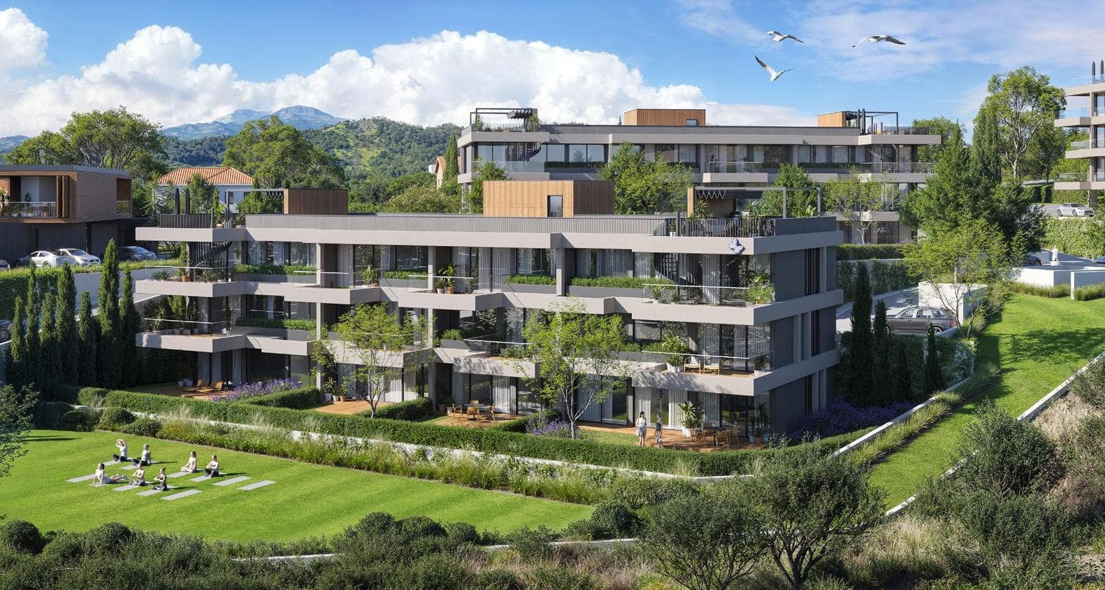 2-bedrooms apartments in Limassol, Cyprus.