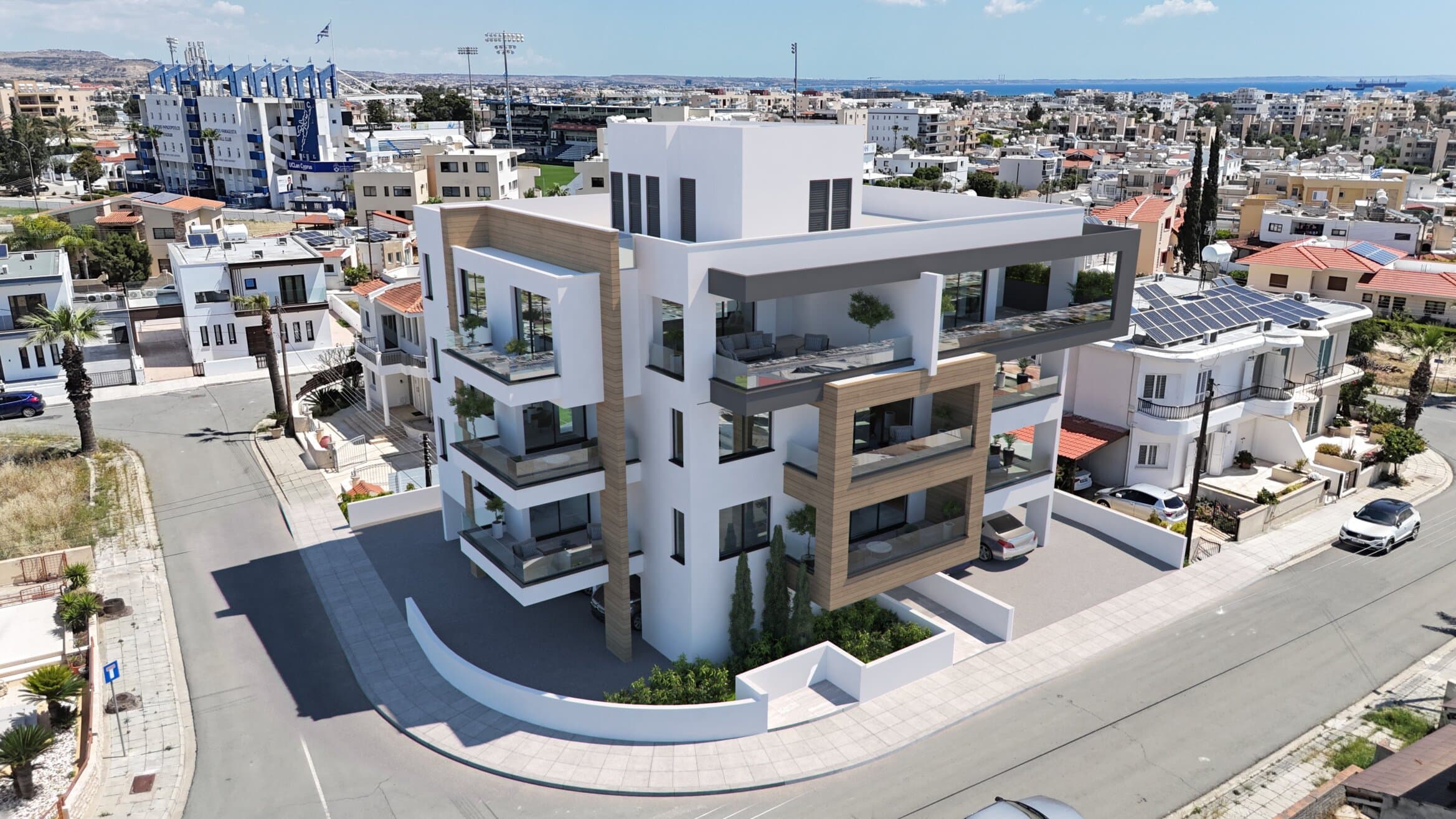 2-bedrooms apartments in Larnaca, Cyprus.