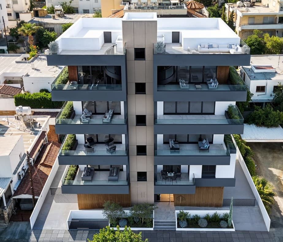 2-bedrooms apartments in Nicosia, Cyprus.