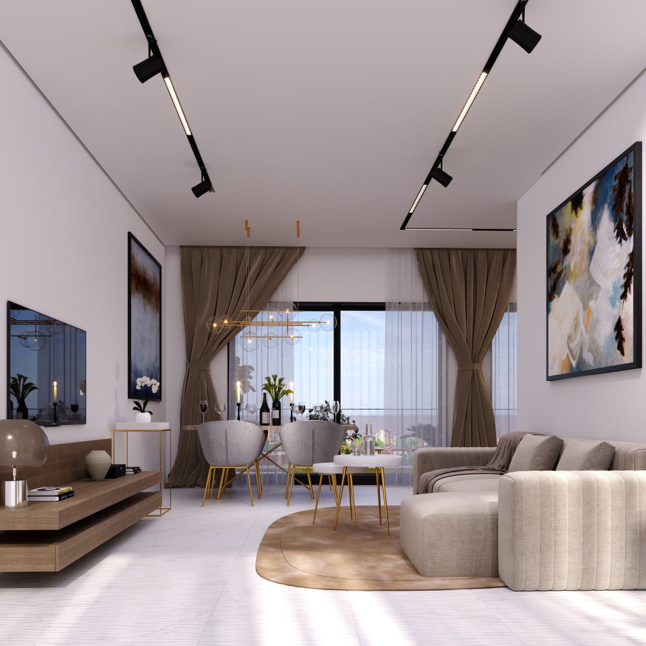 2-bedrooms apartments in Larnaca, Cyprus.