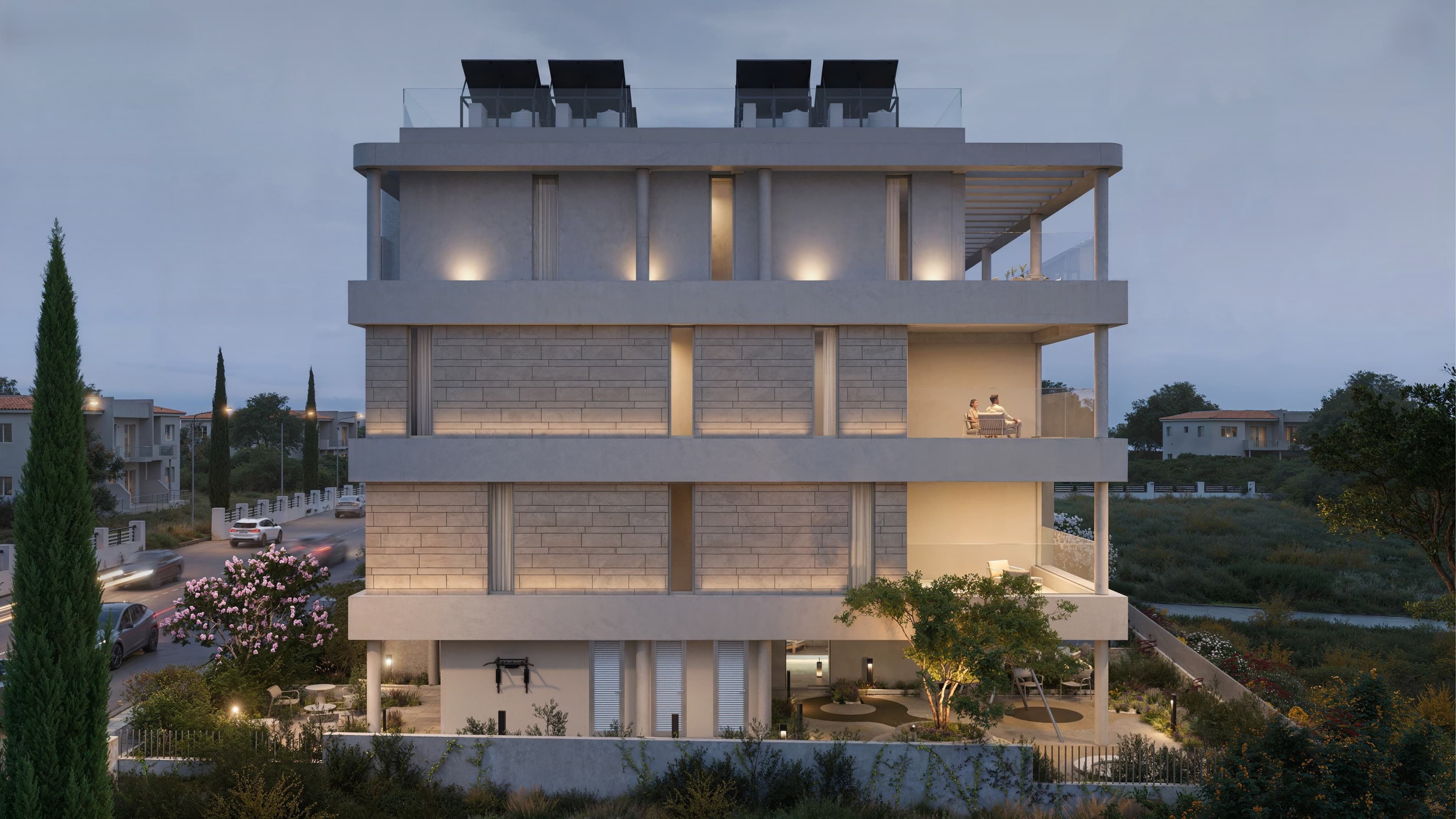 2-bedrooms apartments in Paphos, Cyprus.