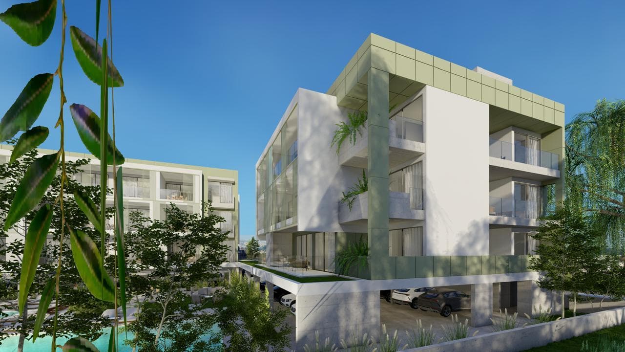 2-bedrooms apartments in Paphos, Cyprus.