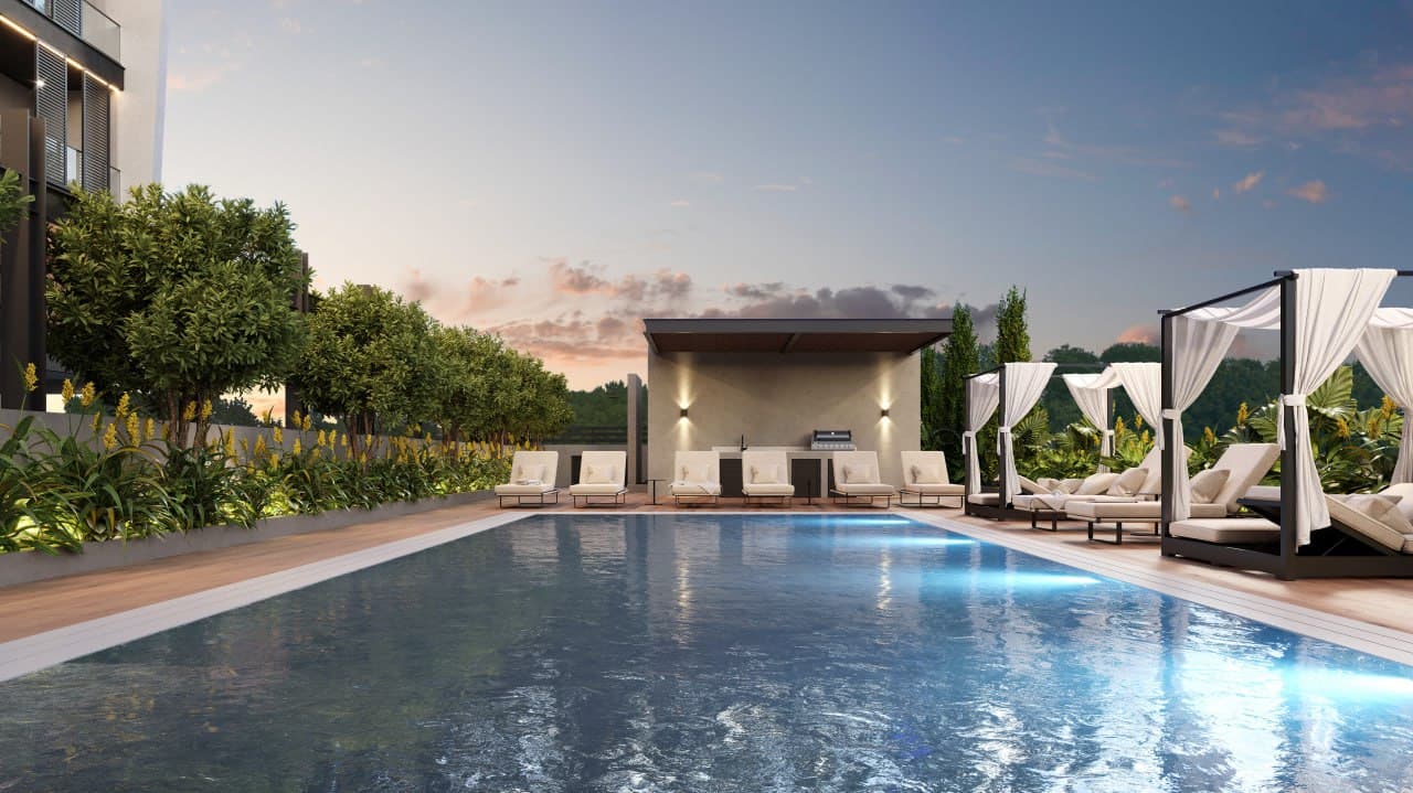 2-bedrooms apartments in Limassol, Cyprus.