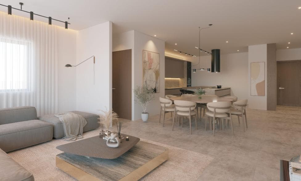 2-bedrooms apartments in Nicosia, Cyprus.