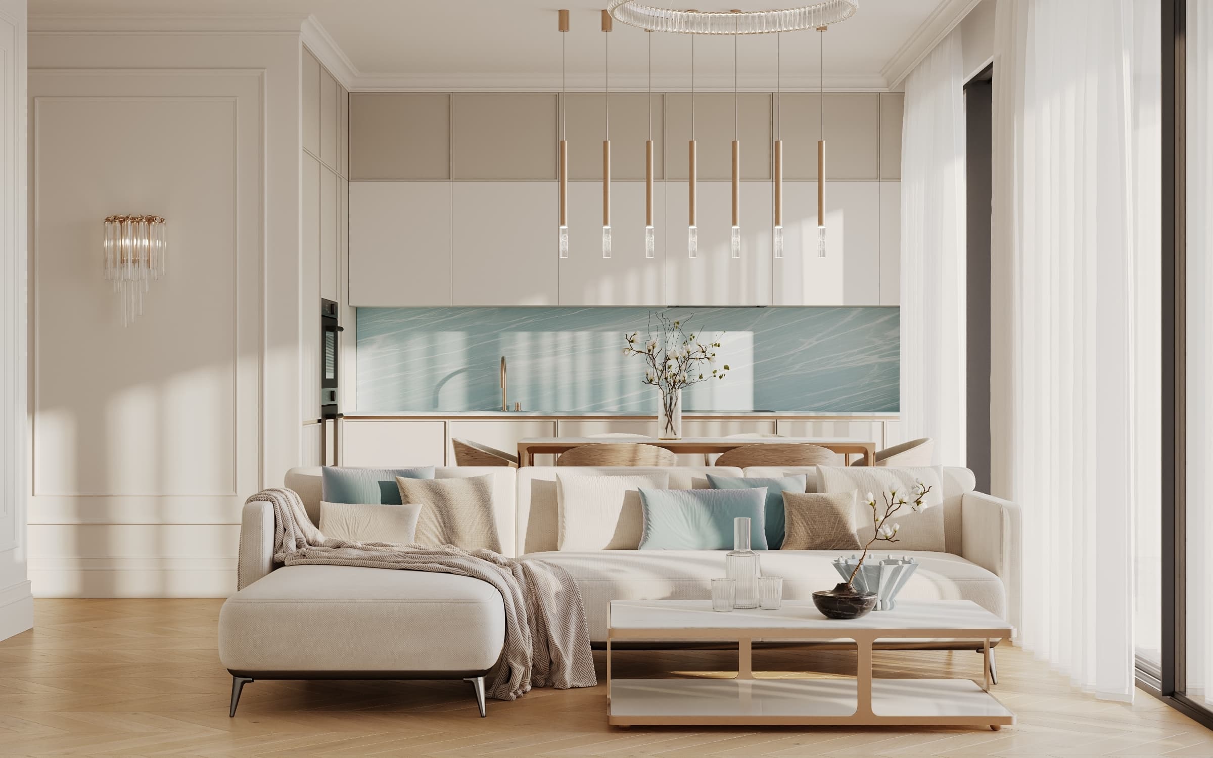 2-bedrooms apartments in Paphos, Cyprus.