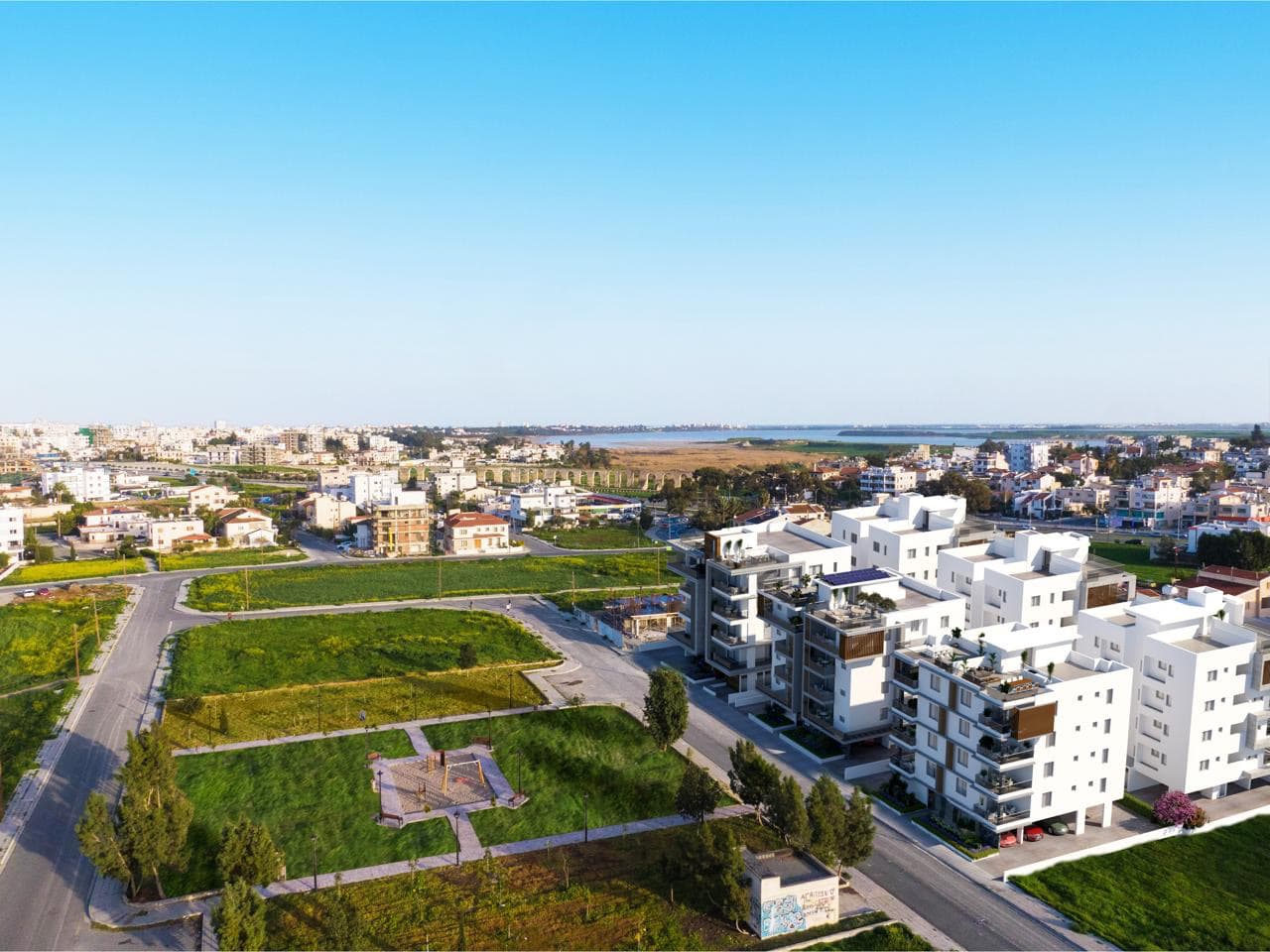 2-bedrooms apartments in Larnaca, Cyprus.