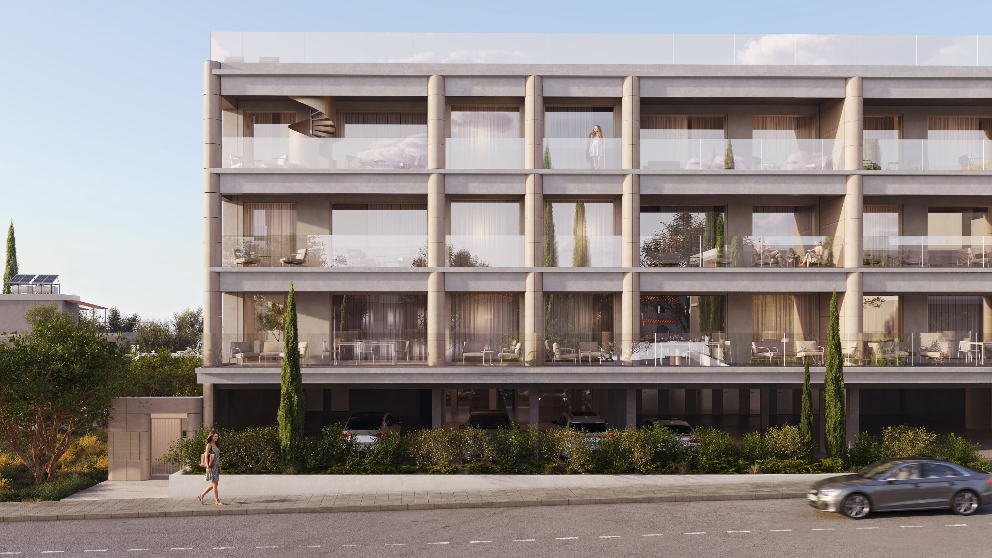 1-bedrooms apartments in Paphos, Cyprus.
