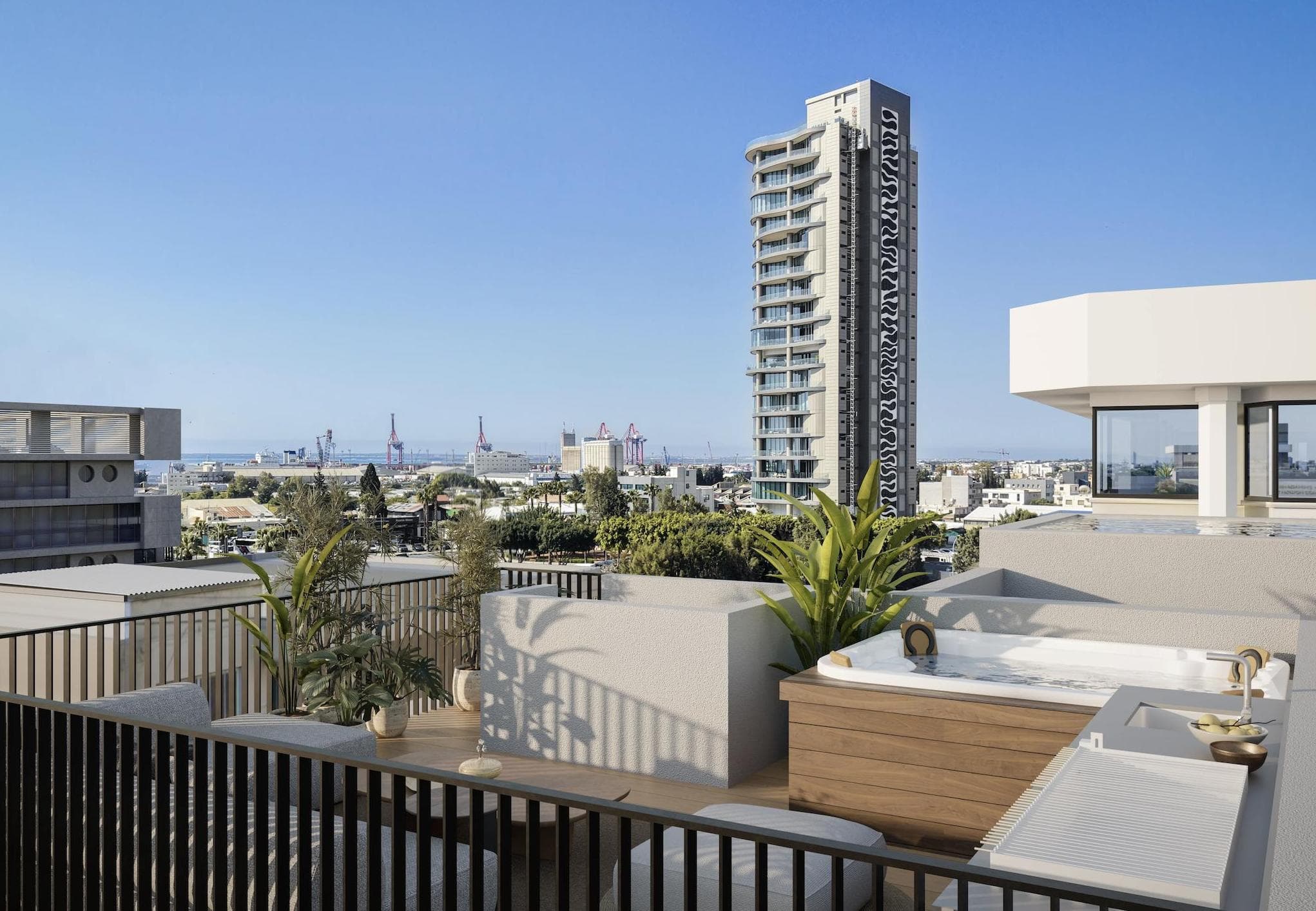 1-bedrooms apartments in Limassol, Cyprus.