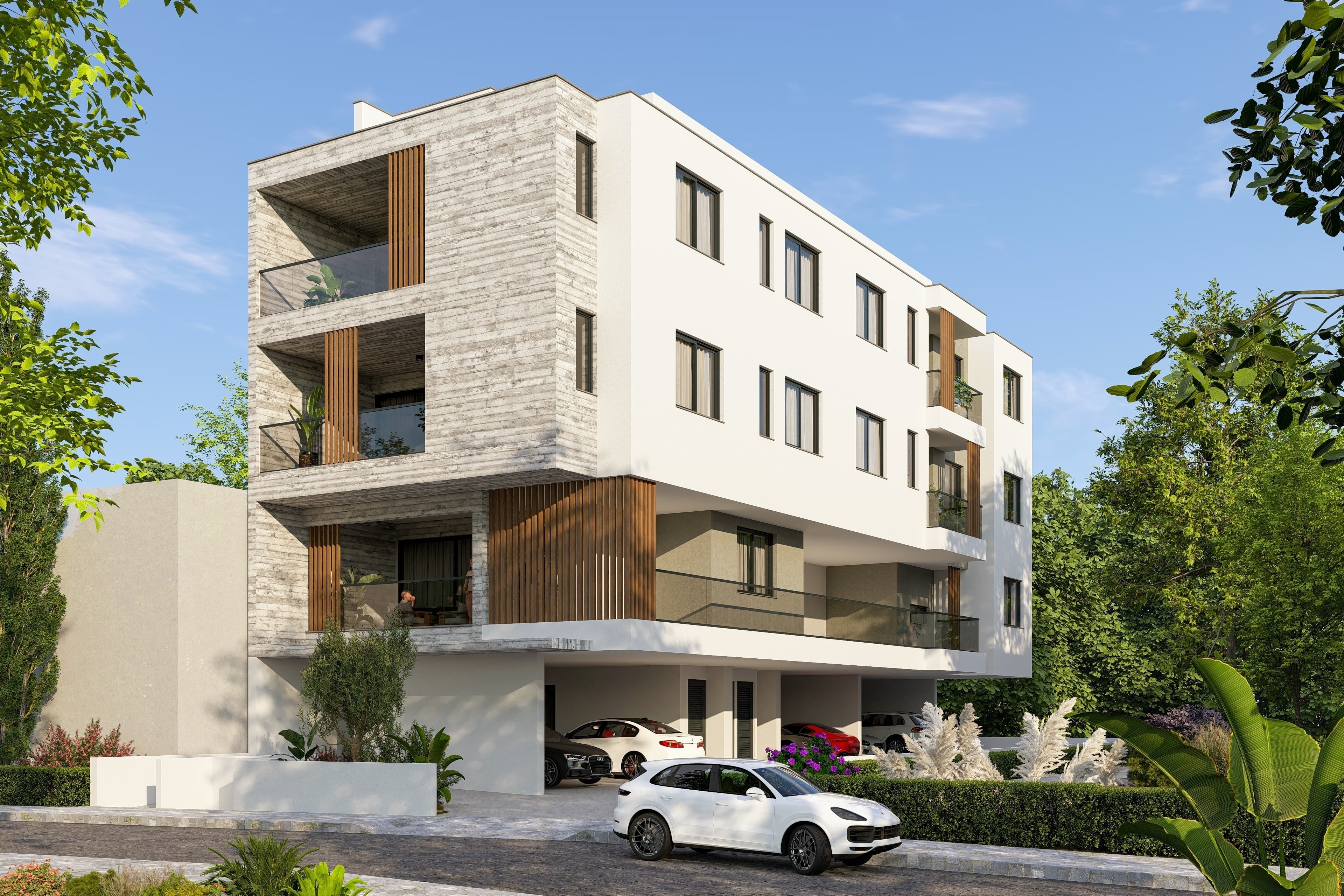 2-bedrooms apartments in Nicosia, Cyprus.