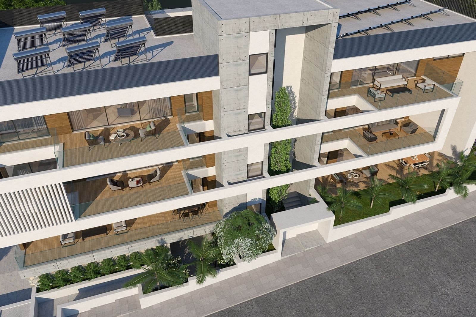 3-bedrooms apartments in Limassol, Cyprus.