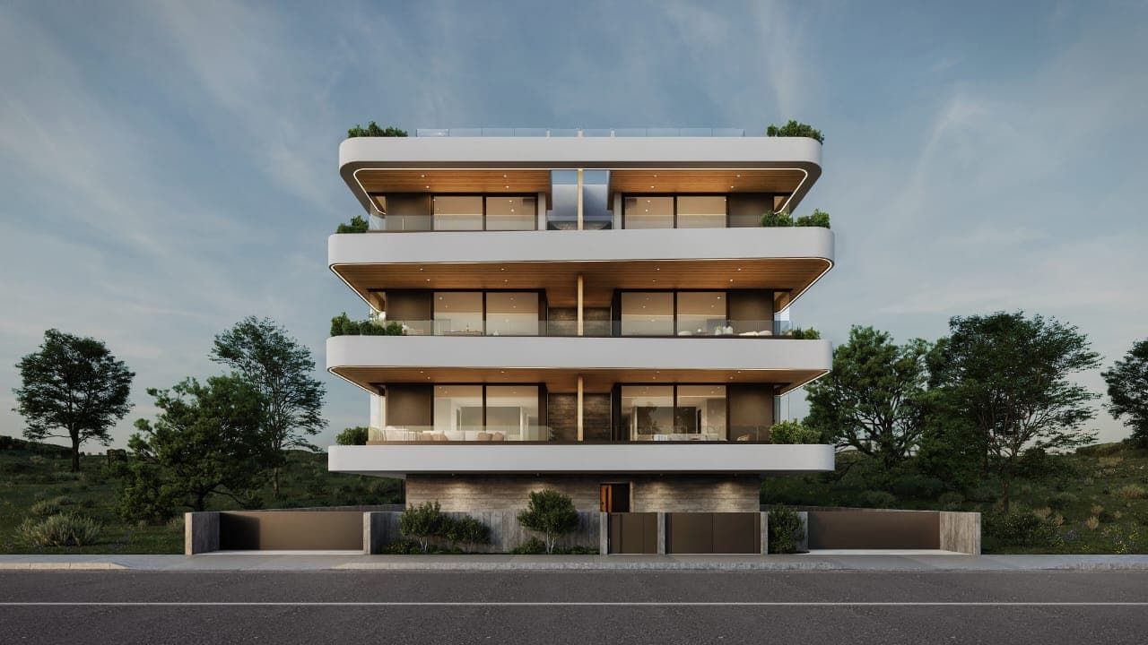 2-bedrooms apartments in Paphos, Cyprus.