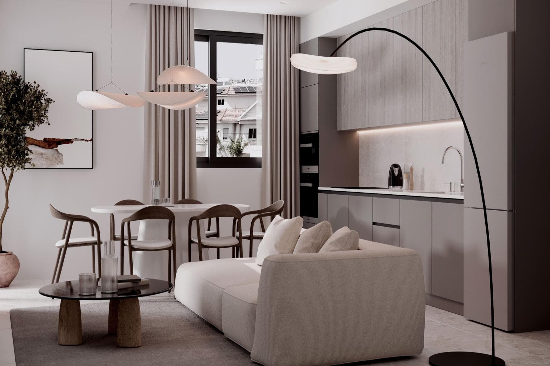 2-bedrooms apartments in Limassol, Cyprus.