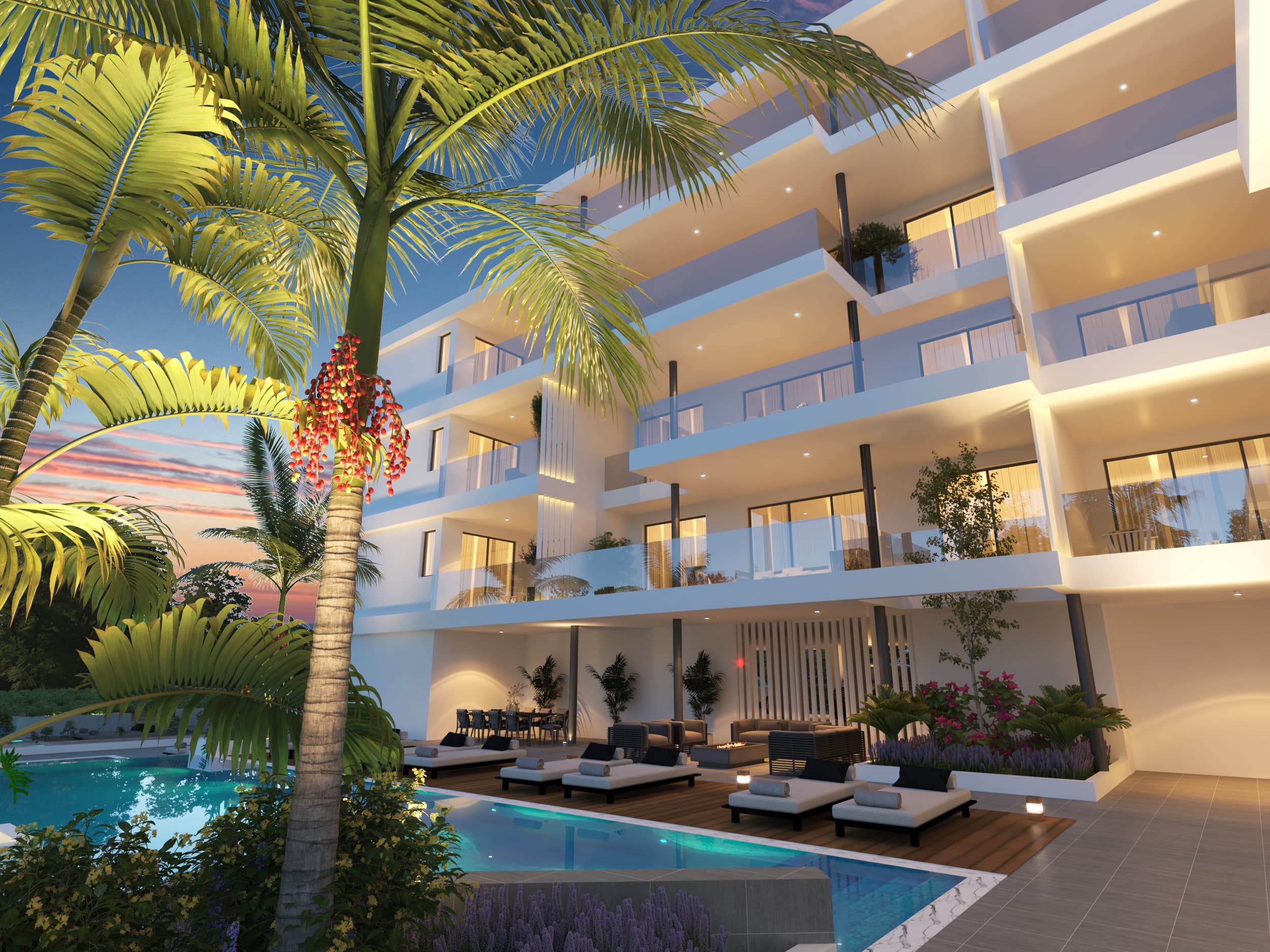2-bedrooms apartments in Famagusta, Cyprus.