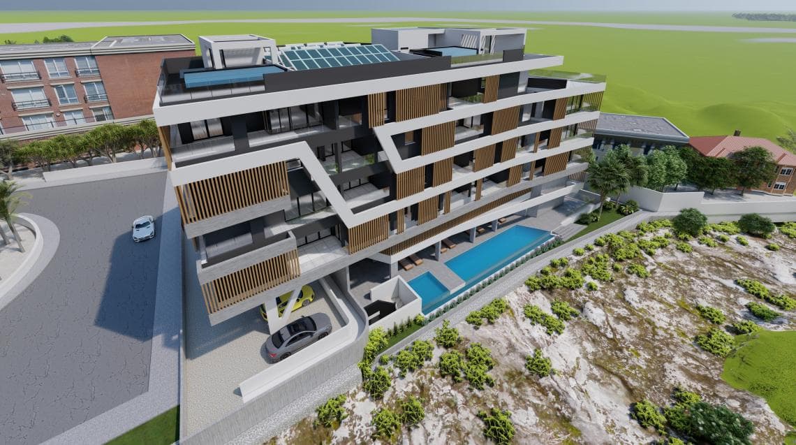 2-bedrooms apartments in Limassol, Cyprus.
