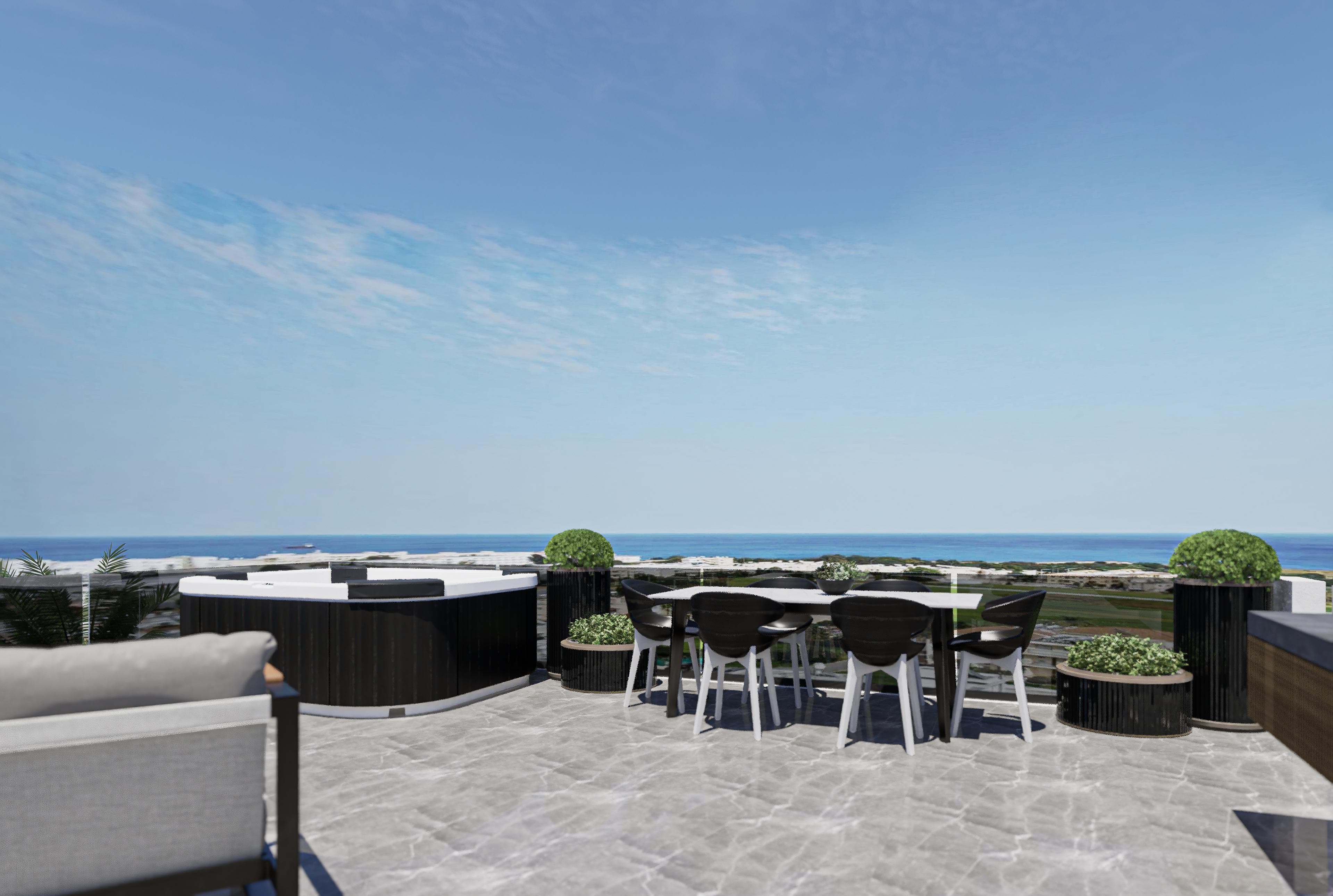 3-bedrooms apartments in Paphos, Cyprus.