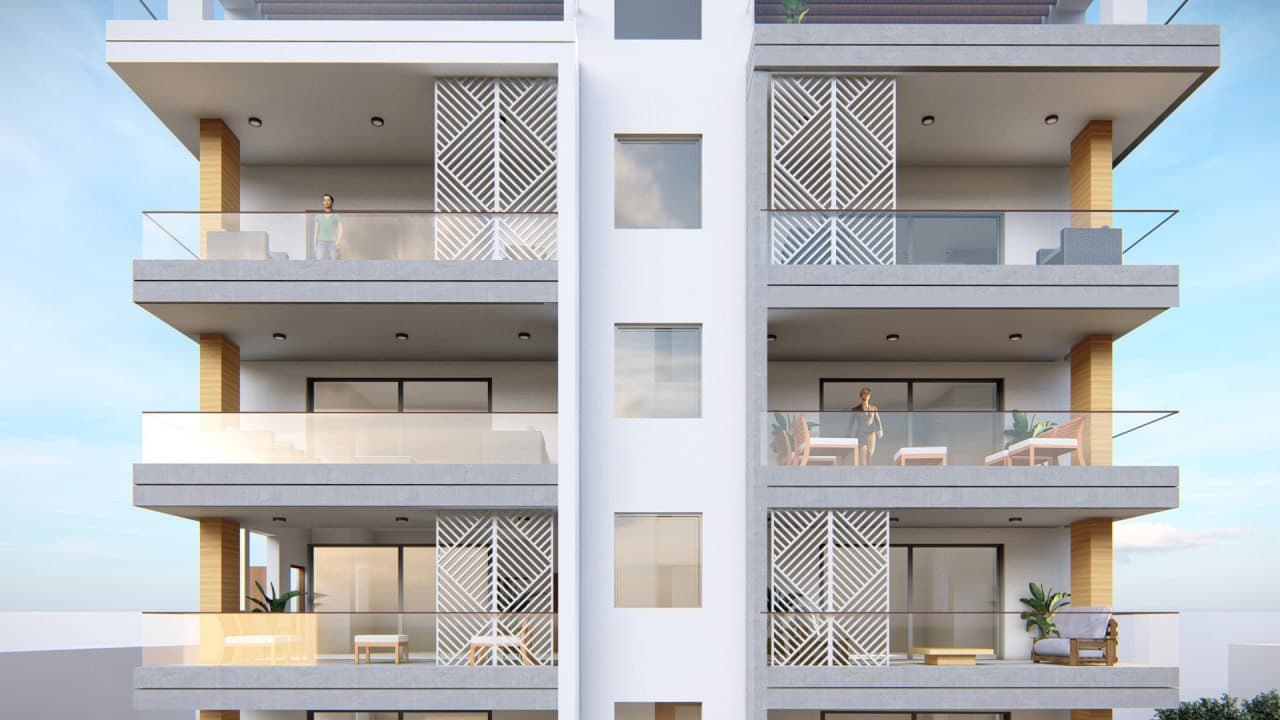 2-bedrooms apartments in Larnaca, Cyprus.