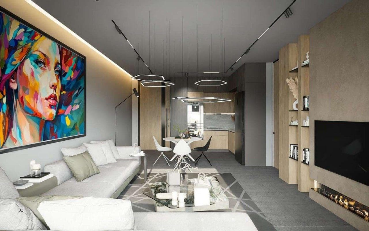 2-bedrooms apartments in Larnaca, Cyprus.