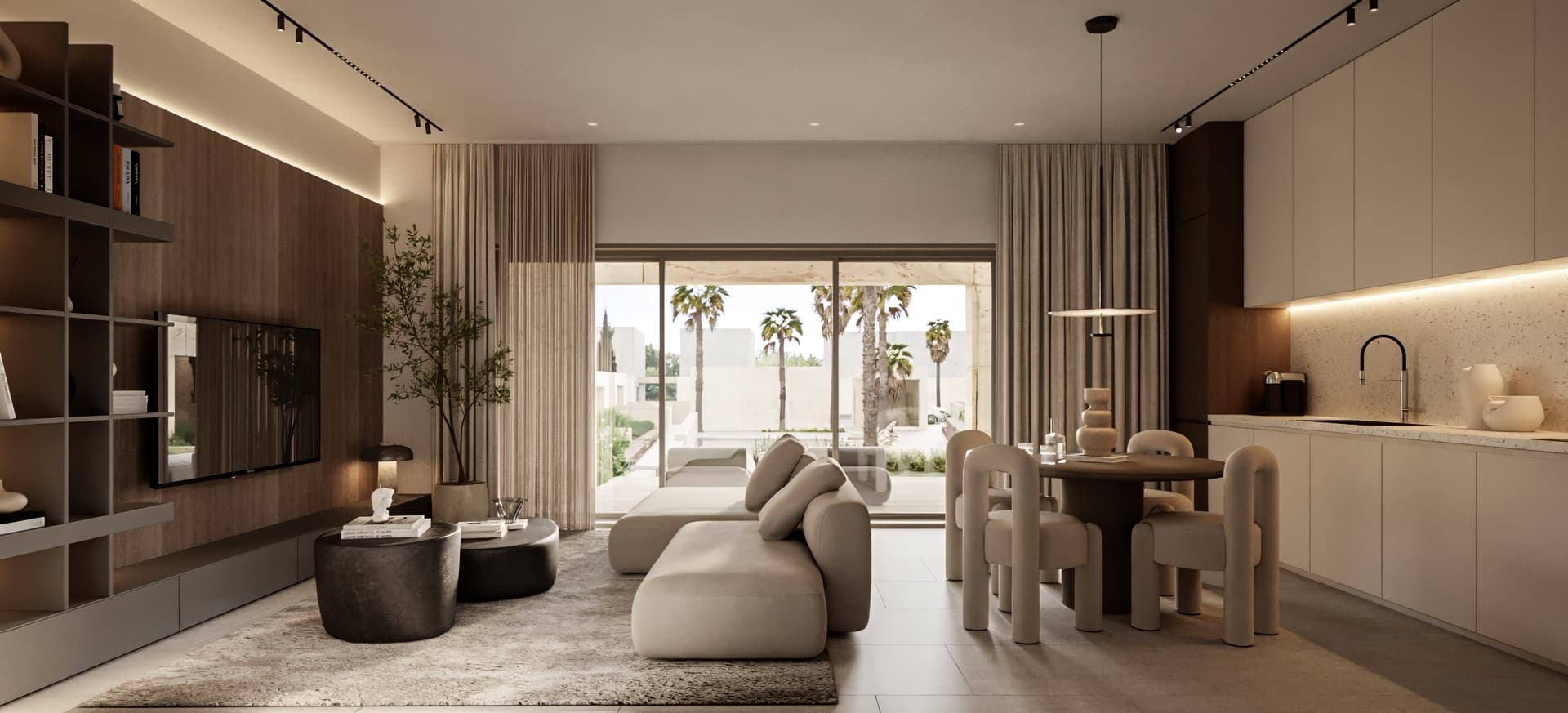 2-bedrooms house in Paphos, Cyprus.