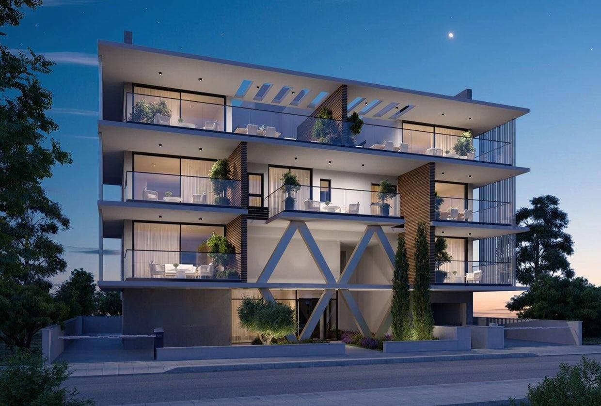 2-bedrooms apartments in Limassol, Cyprus.