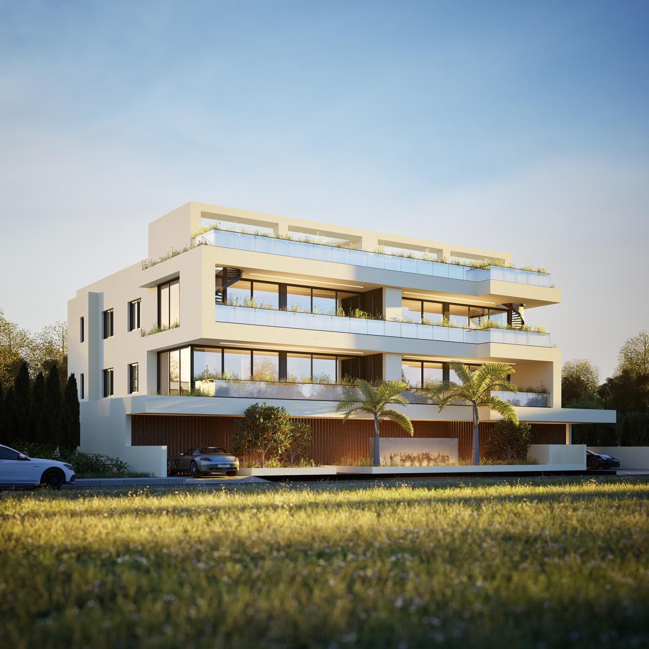 2-bedrooms apartments in Nicosia, Cyprus.